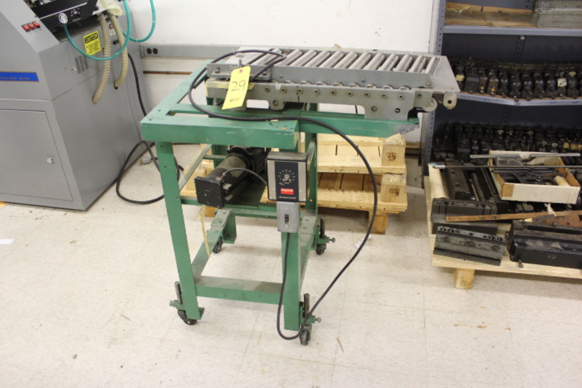 11" WIDE CUSTOM VARIABLE SPEED DIRECT DRIVE ROLLER TABLE - Image 2 of 2