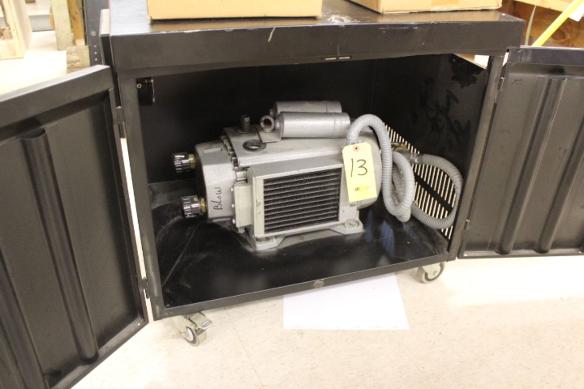 BECKER SUCTION/BLOW ELECTRIC PUMP DIETZ FWRB 90S/95/4P AND ENCLOSURE