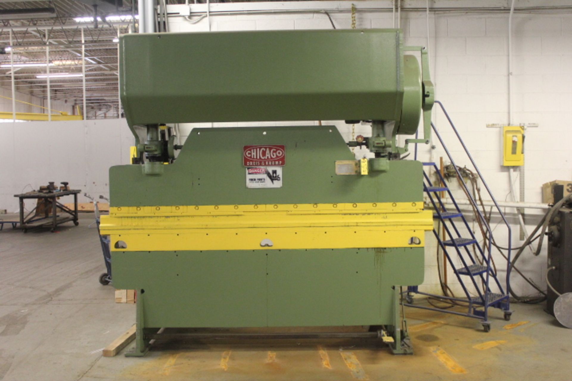 CHICAGO DREIS AND KRUMP 68-B PRESS BRAKE, S/N L12924, 36/55 TON, 96 IN OA