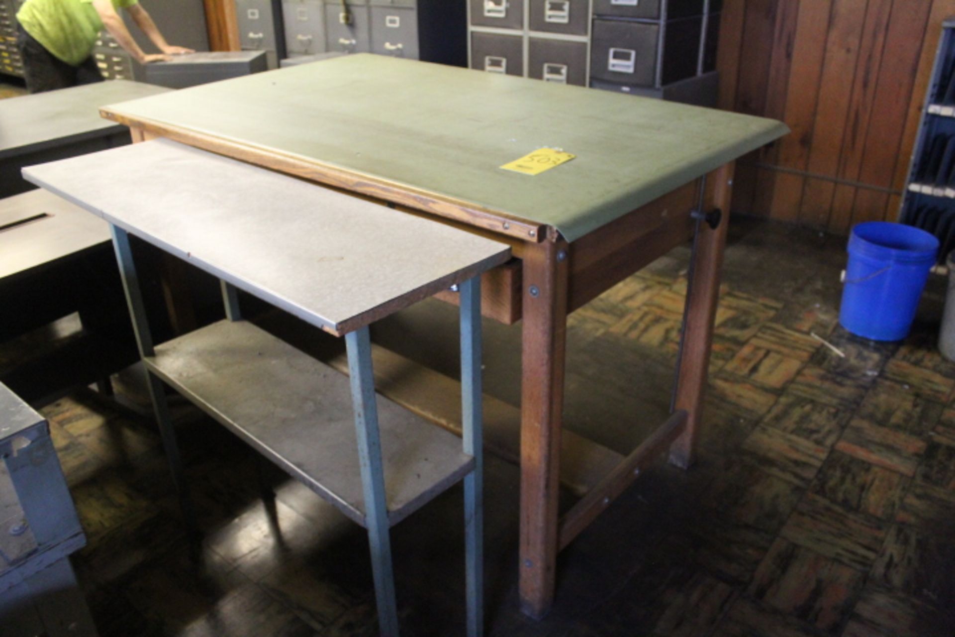 2-WOOD DRAFTING TABLES