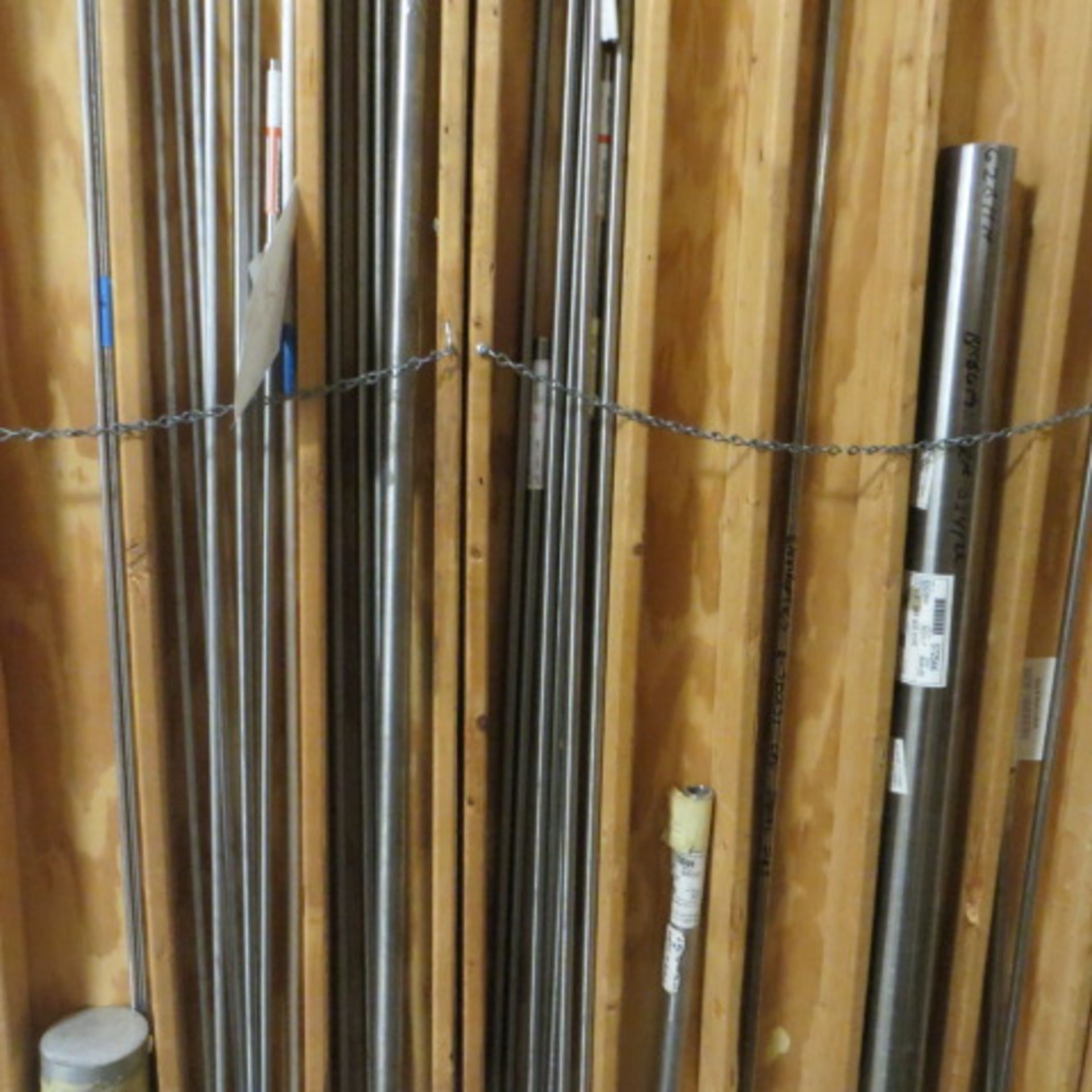 COPPER, ALUM, SS, BRASS AND STEEL ROD AND RACK - Image 6 of 8