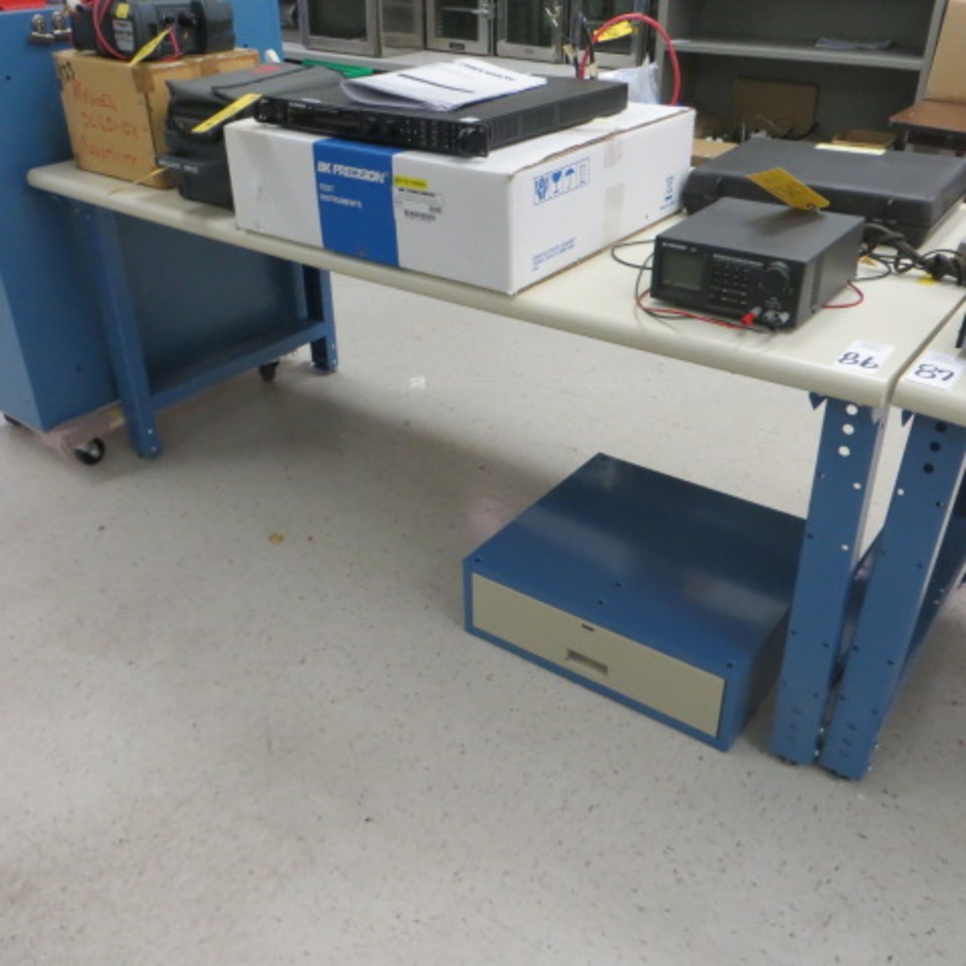 72" ELECTRONIC WORK BENCH W/ DRAWER