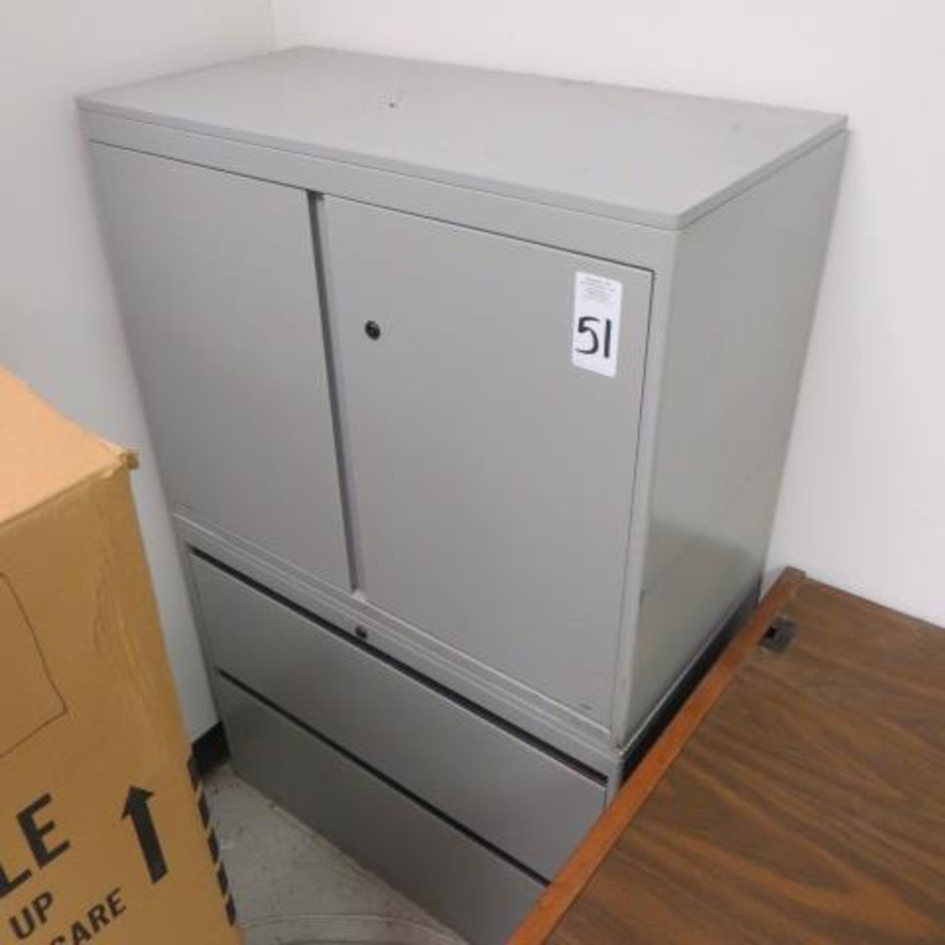 36 2 -DR LATERAL FILE W/ OVERHEAD STORAGE CAB