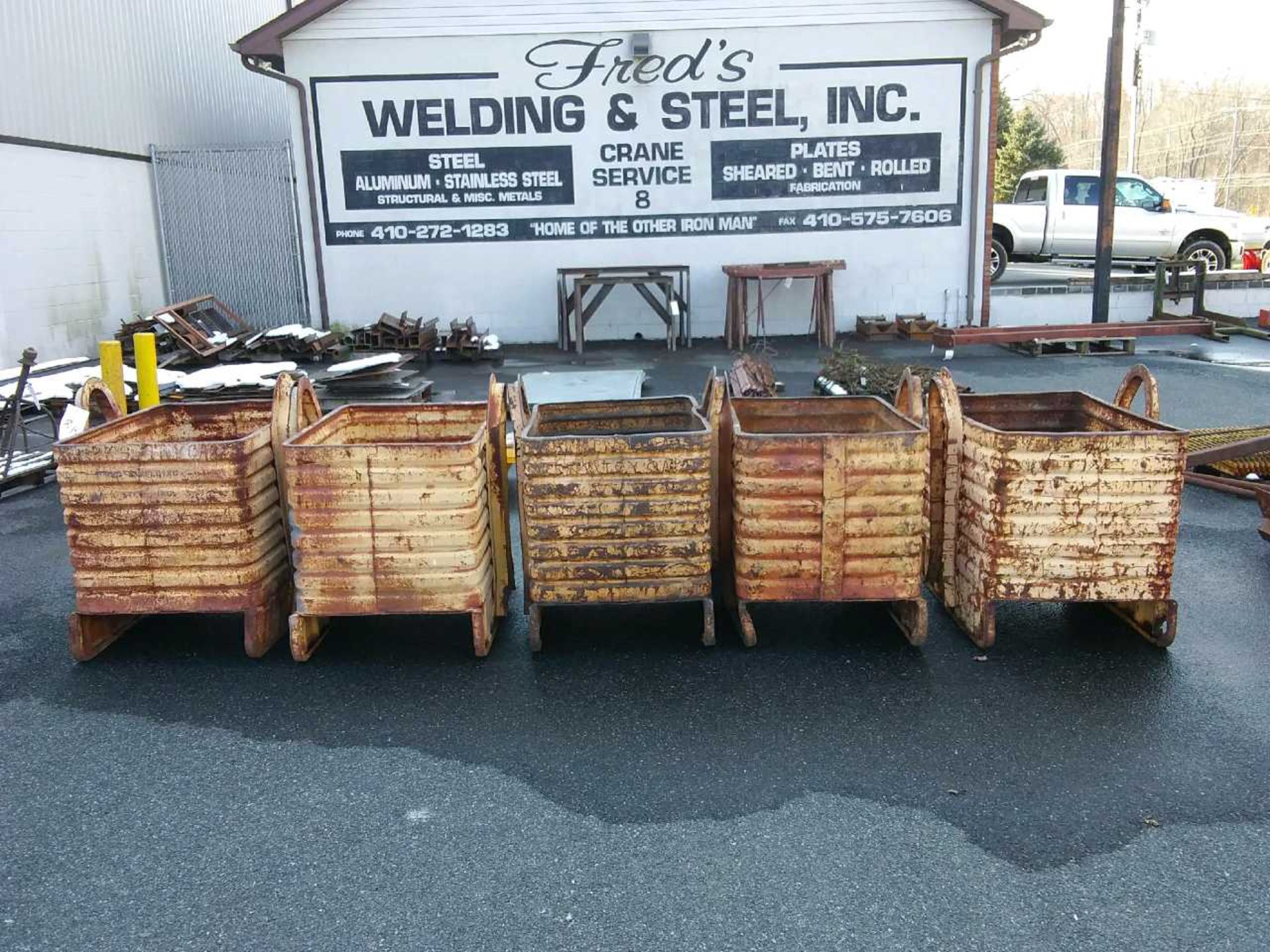 CORRUGATED METAL BINS