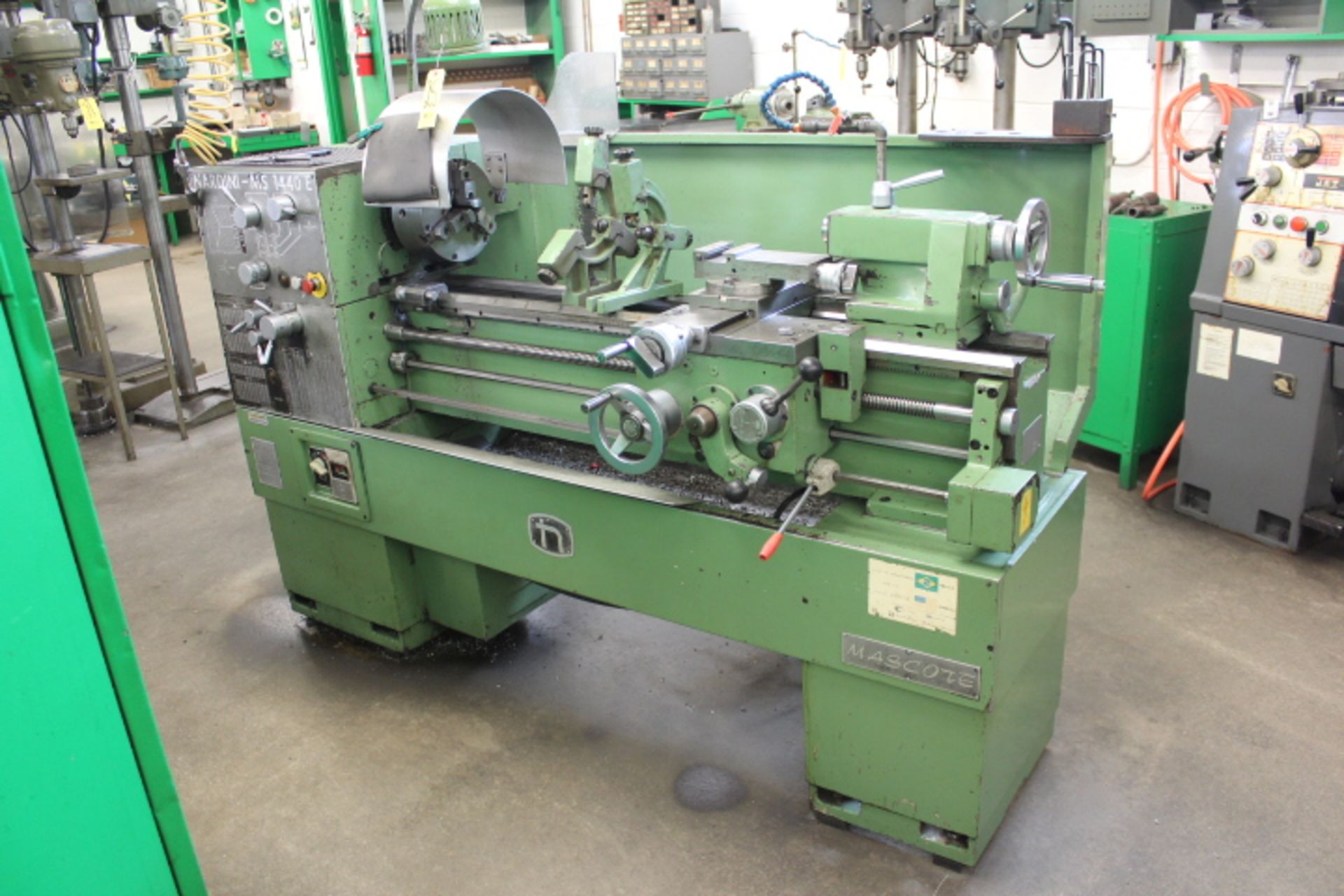 1997 NARDINI MS-1440E Mascotte Gap Bed Engine Lathe, S/N BHEMMSC179