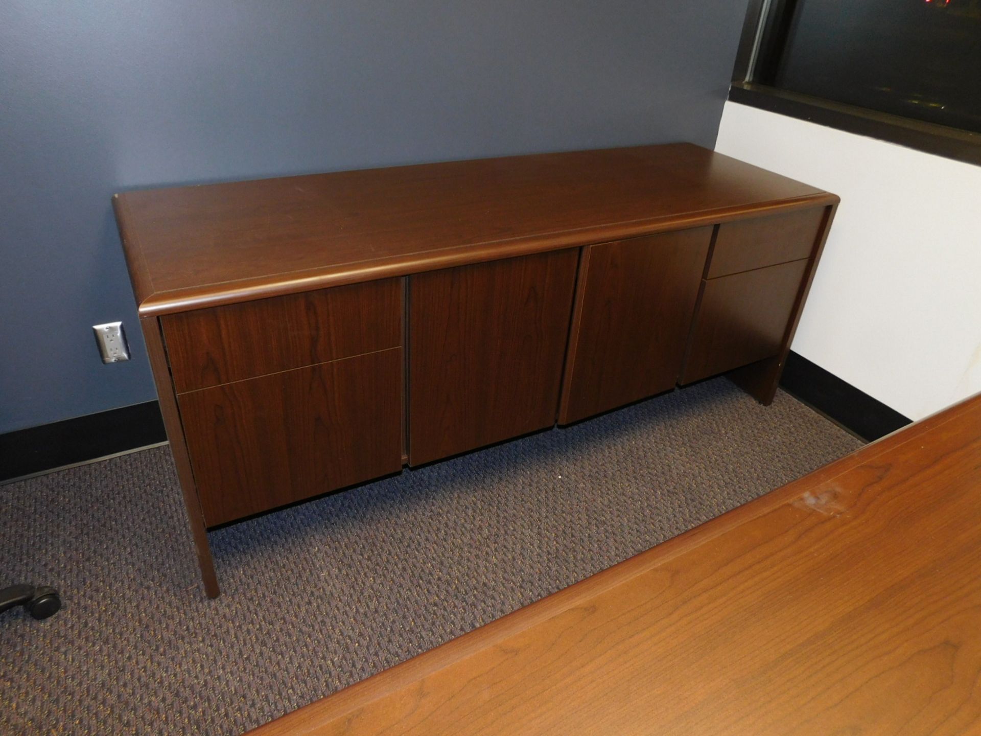 KIMBALL ARROWOOD 72" CREDENZA IN SUITE WITH THE ABOVE