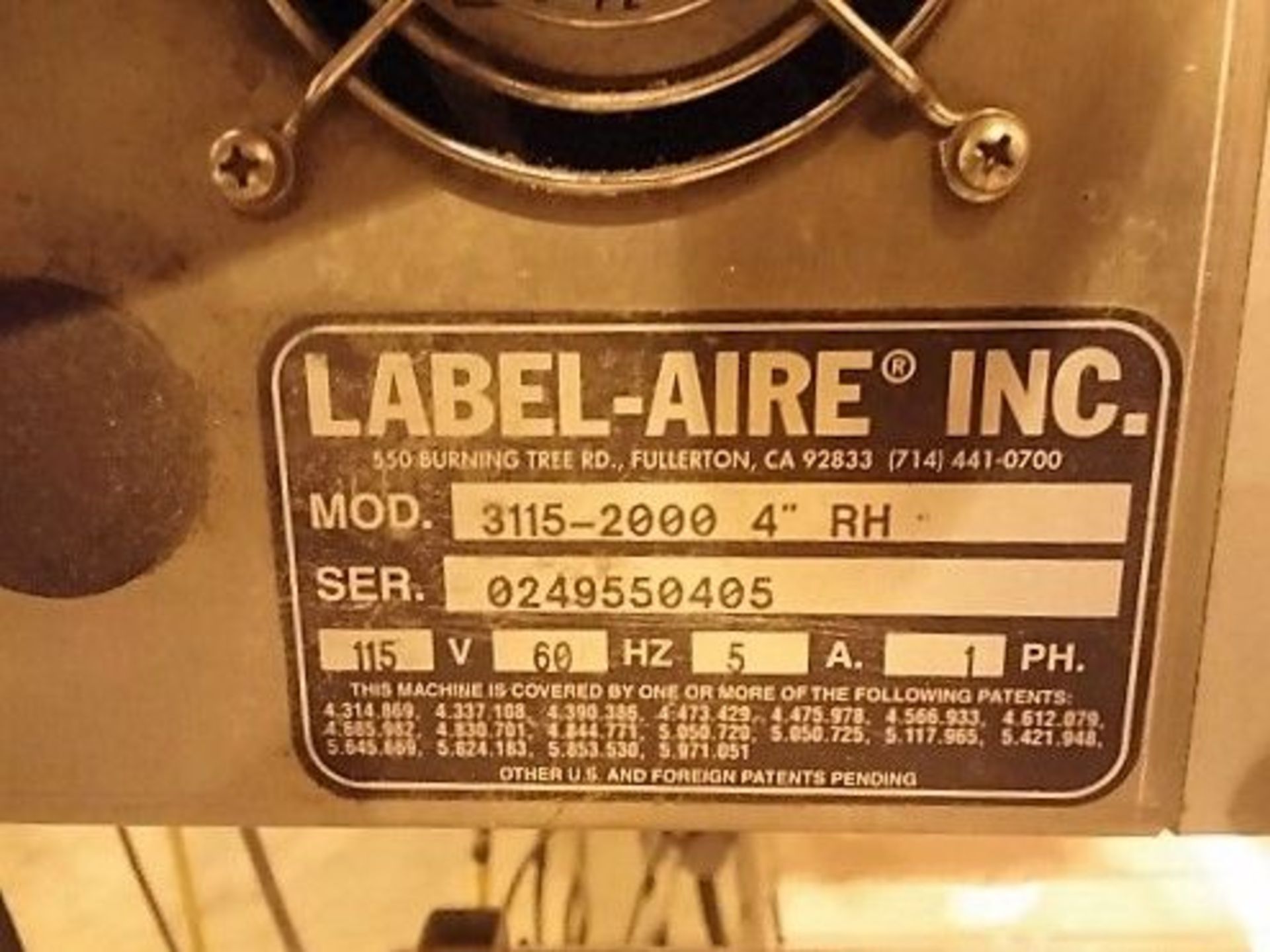 Label Aire Labeler - Image 4 of 4