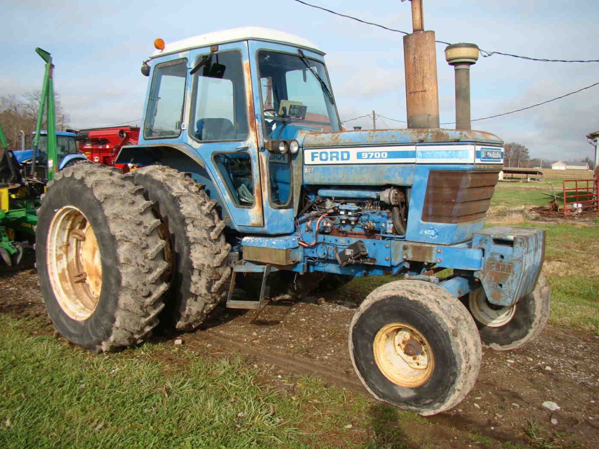 1978 Ford 9700 2wd tractor 8,272 hrs, w/duals Firestone 18.4-38, serial H2577B - Image 5 of 9