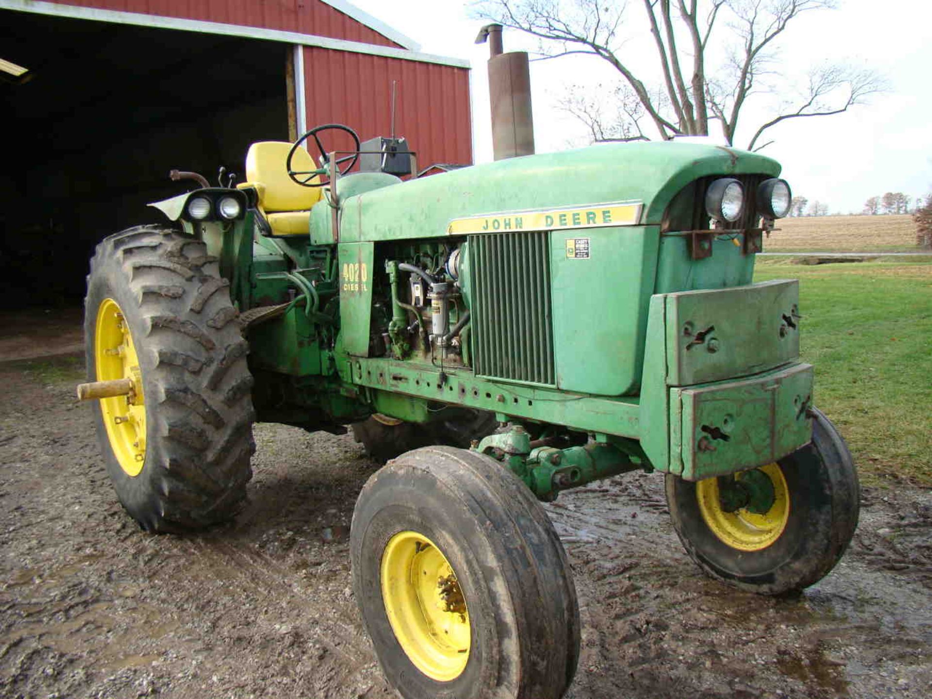 1970 John Deere 4020 diesel, wf, serial T21320564R, synchro shift, 10,621 hrs, newer injectors and - Image 11 of 13