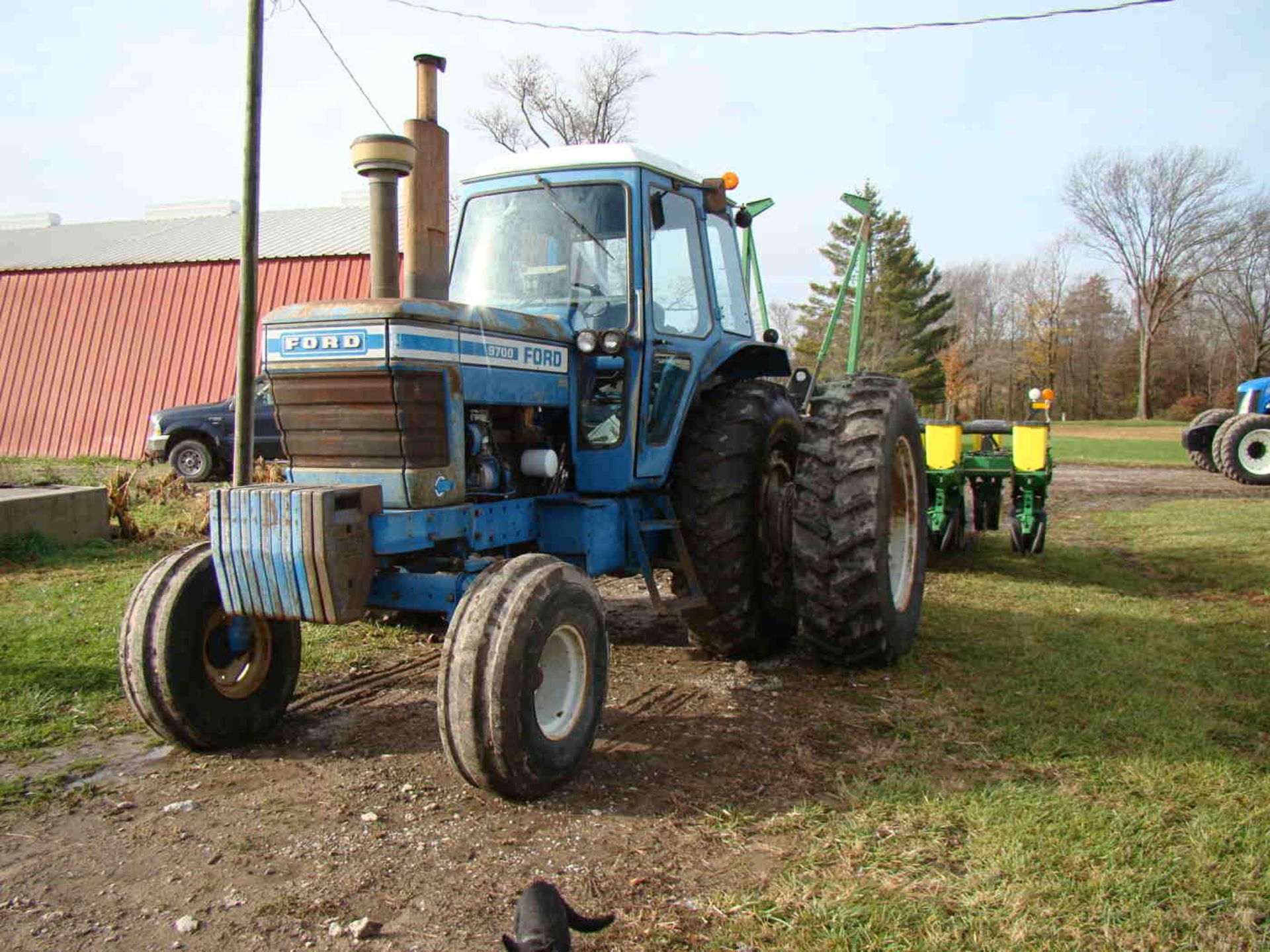 1978 Ford 9700 2wd tractor 8,272 hrs, w/duals Firestone 18.4-38, serial H2577B - Image 7 of 9
