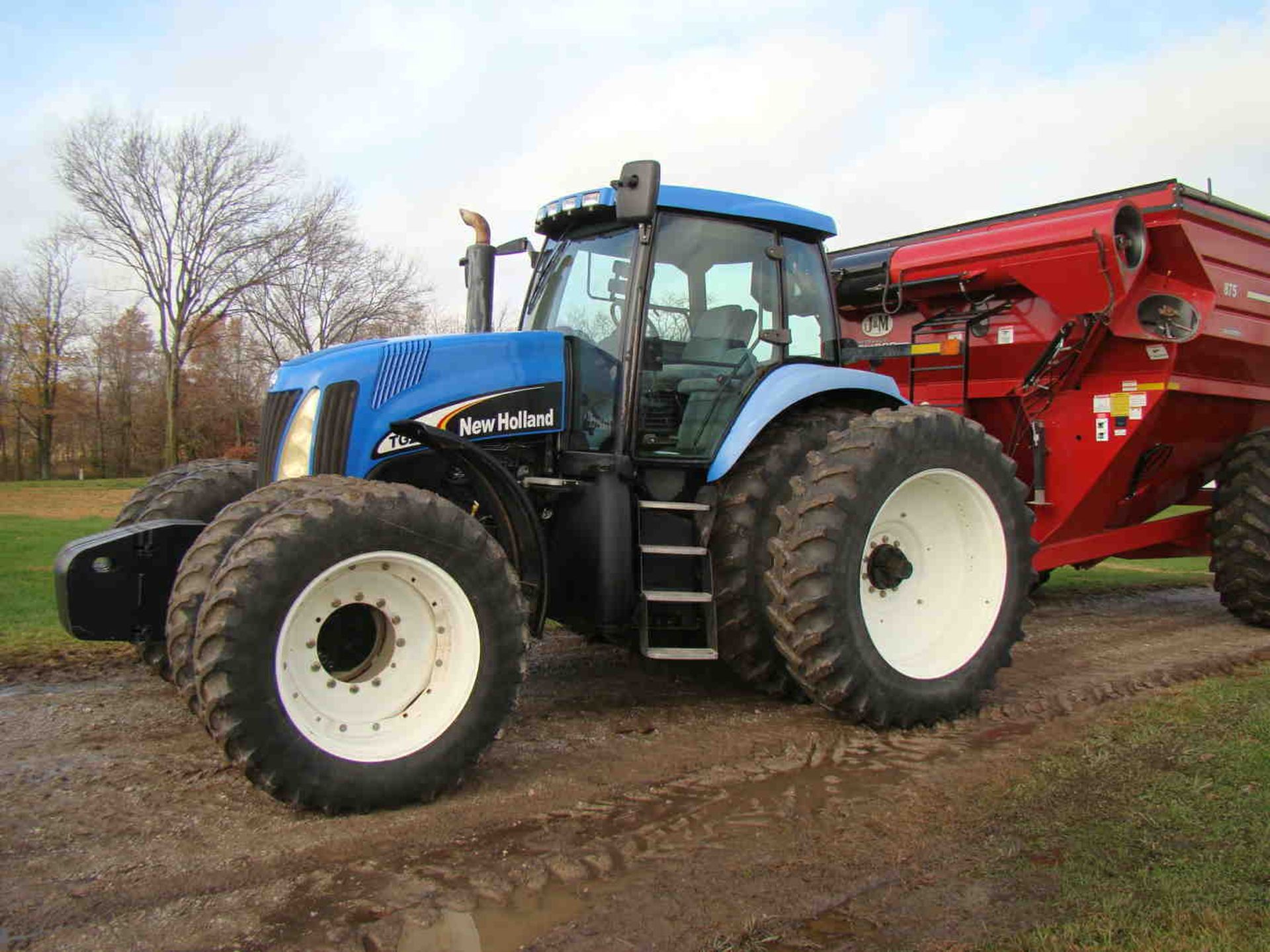 2006 New Holland TG255 FWA tractor, 3,073 hrs, MegaFlow hydraulics, Ag Leader guidance ready 10ft - Image 10 of 18