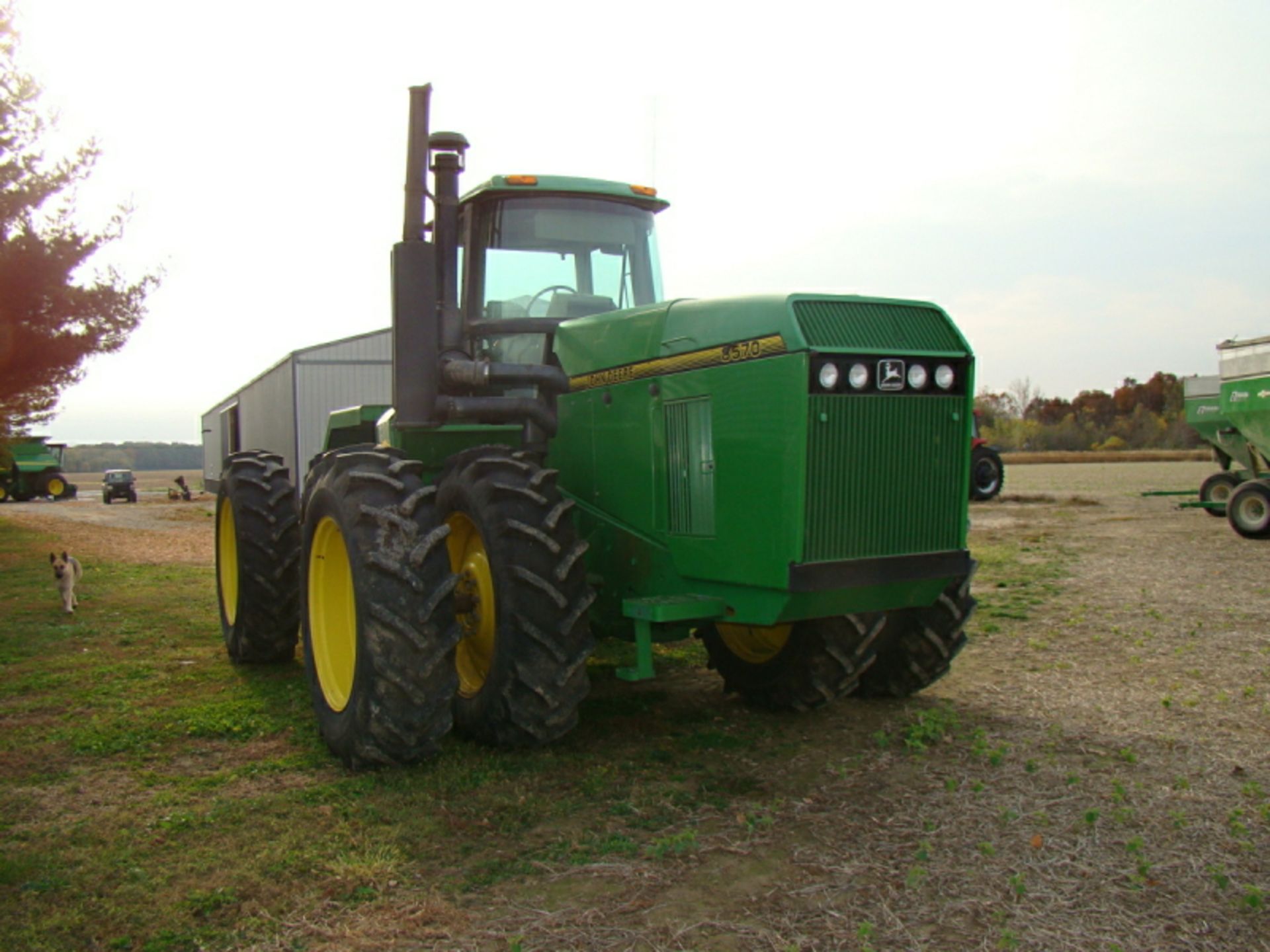 1994 John Deere 8570 tractor, 4x4, 6,357 hours, new head gasket in 2014, New bushings for - Image 4 of 10