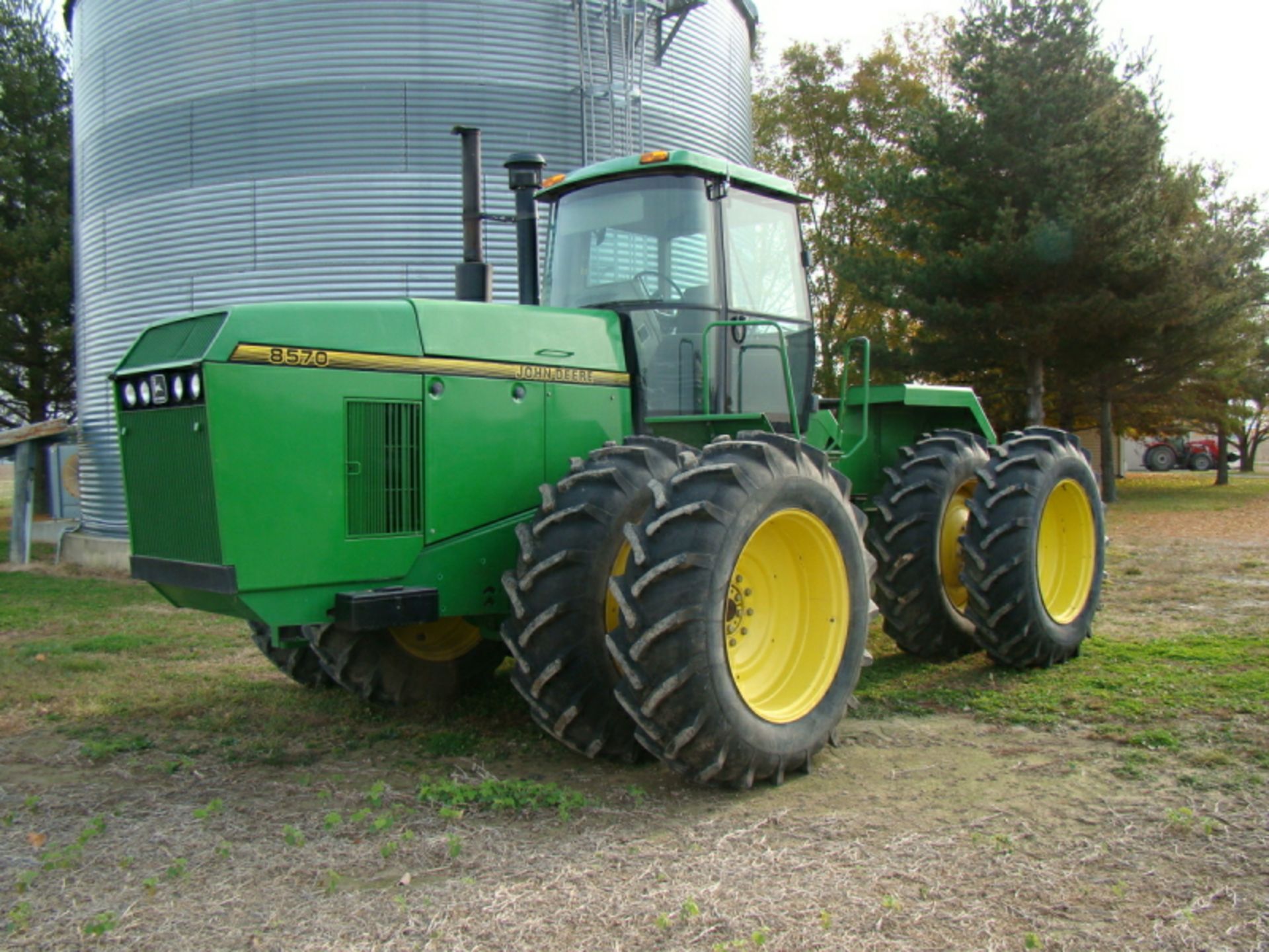 1994 John Deere 8570 tractor, 4x4, 6,357 hours, new head gasket in 2014, New bushings for - Image 2 of 10