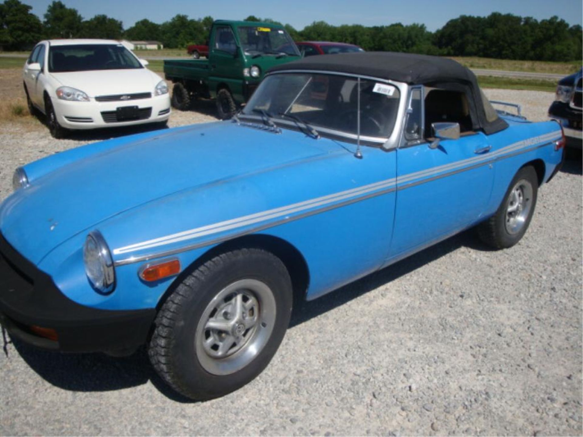 (Title) 1979 MGB, 14,890 miles on ODO,New in 2014: fuel pump, gas tank, clutch, radiator rodded