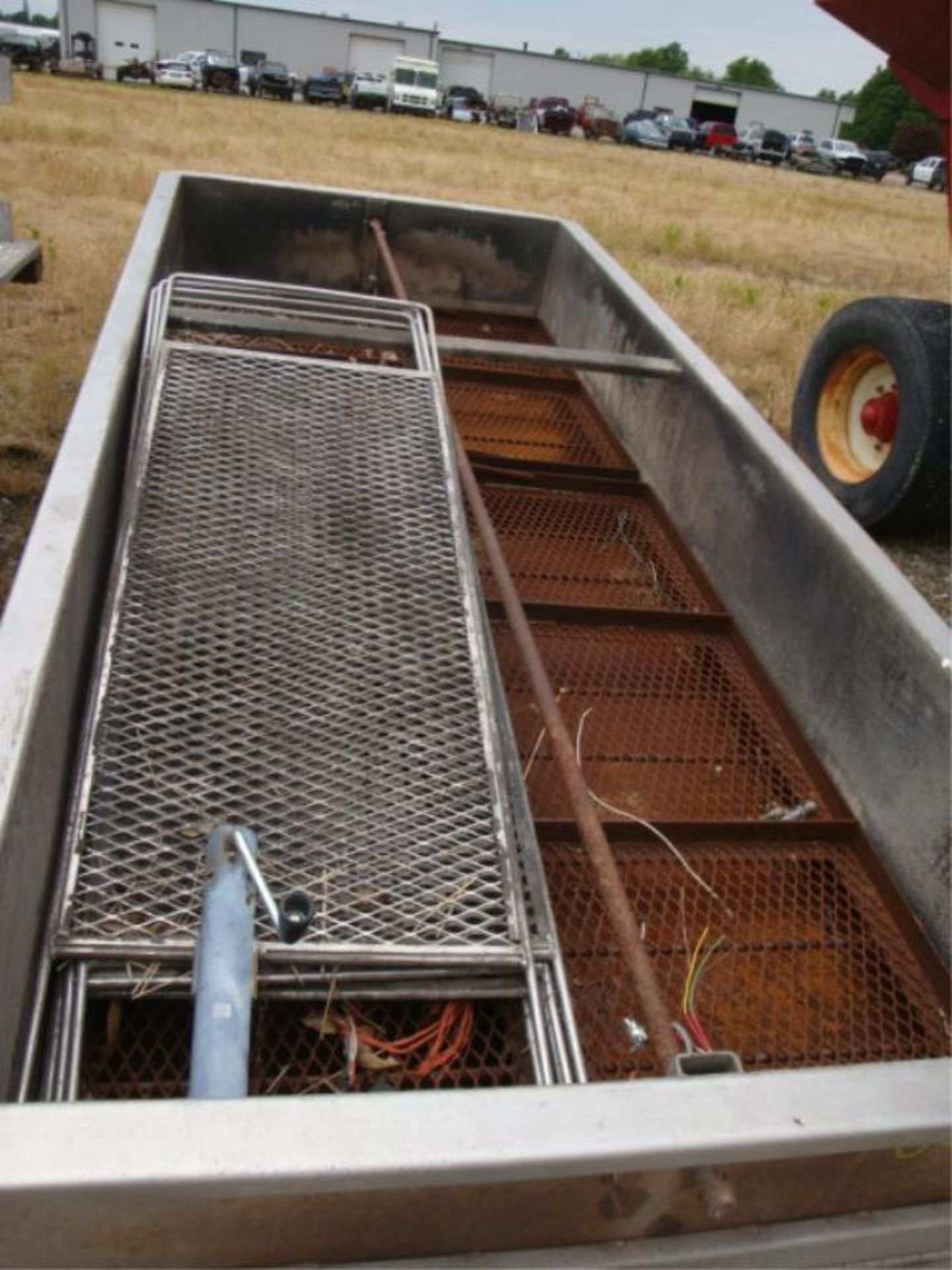 Stainless steel charcoal barbecue grill trailer4'x10' - Image 3 of 6