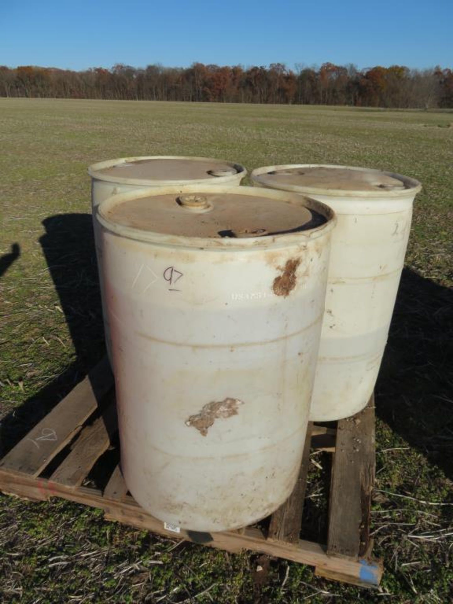 3 barrels of mostly full Propionic acid for hay balers