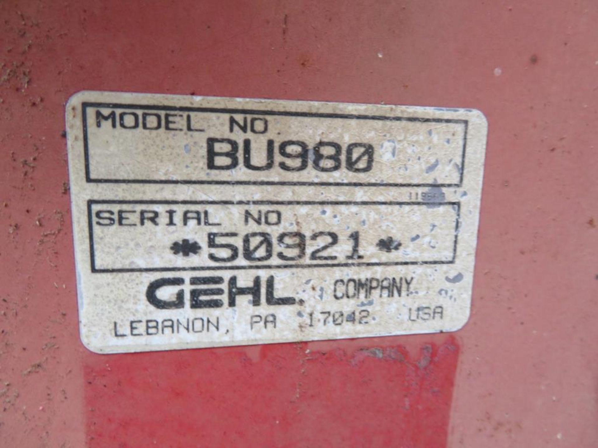 Gehl 980 tandem silage wagon, serial 50321 - Image 4 of 4