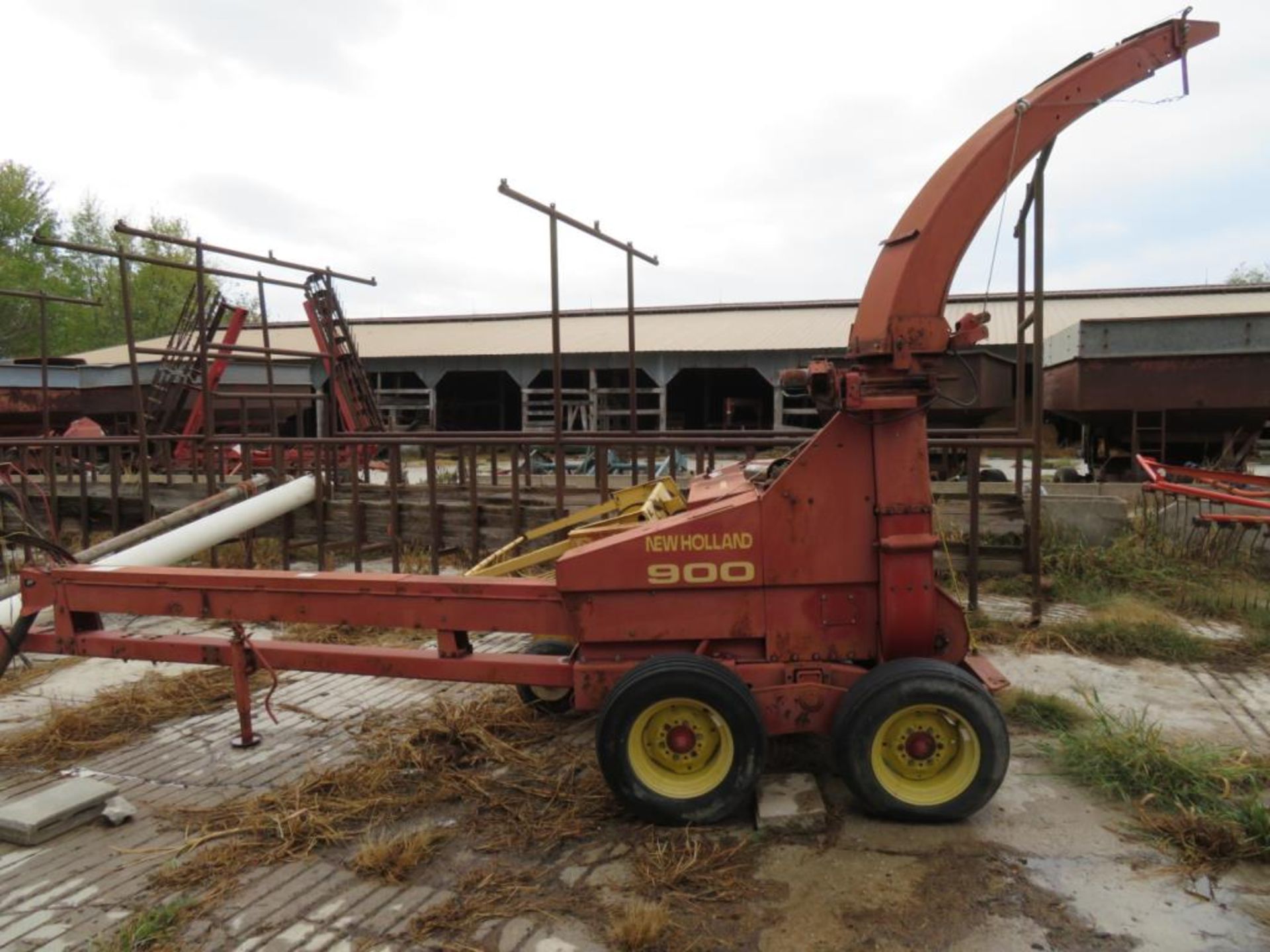 New Holland 900 silage chopper Metal Alert III serial 935296