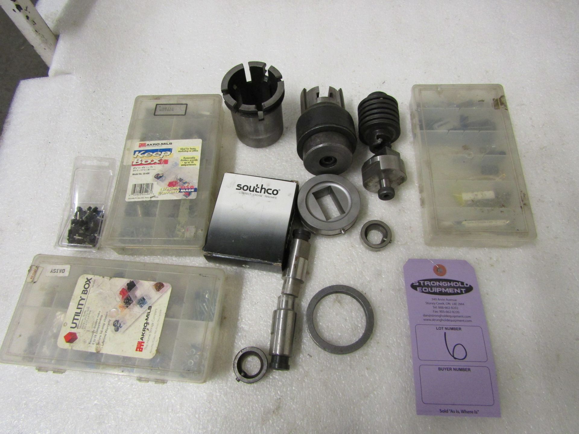 Lot of Misc Tooling with Cutters and Inserts in cases
