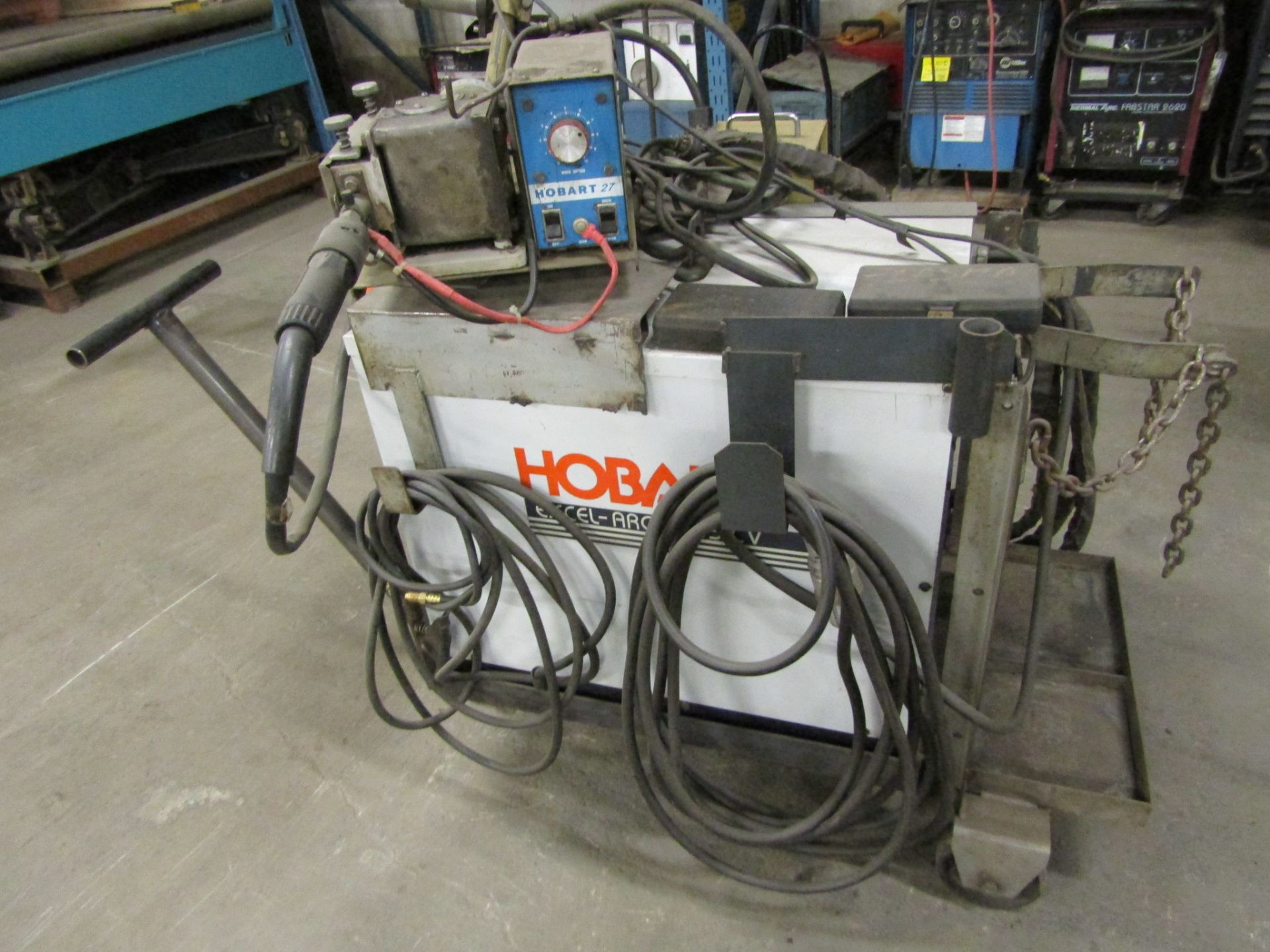 Hobart Excel-Arc 6045 CV Mig Welder with SPOOL GUN and wire feeder 450 AMP - Image 2 of 2