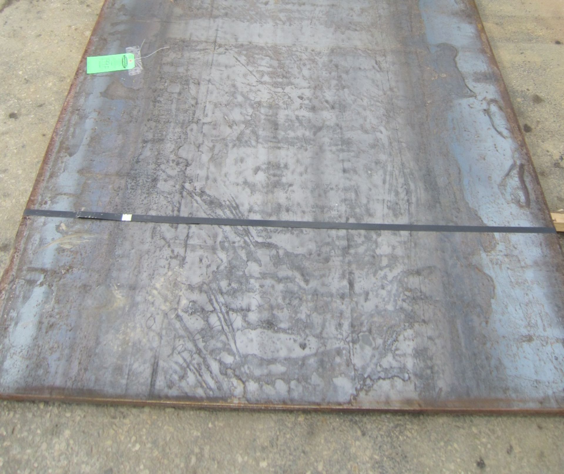 Lot of Steel Plate (4 plates in Lot) 11' x7' x 3/4" thick steel plate - 9500lbs in lot