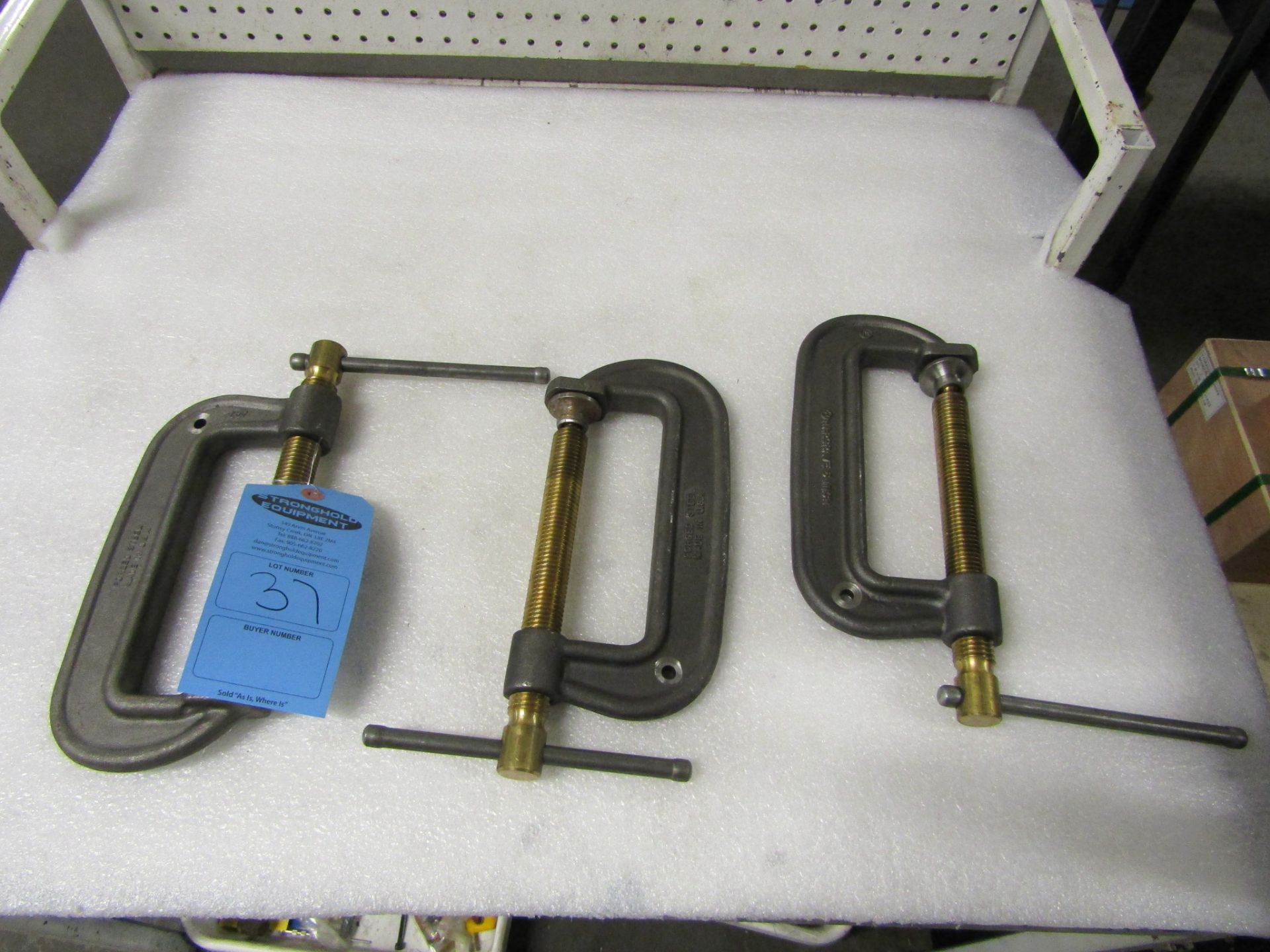 Lot of 3 C-Clamps new units