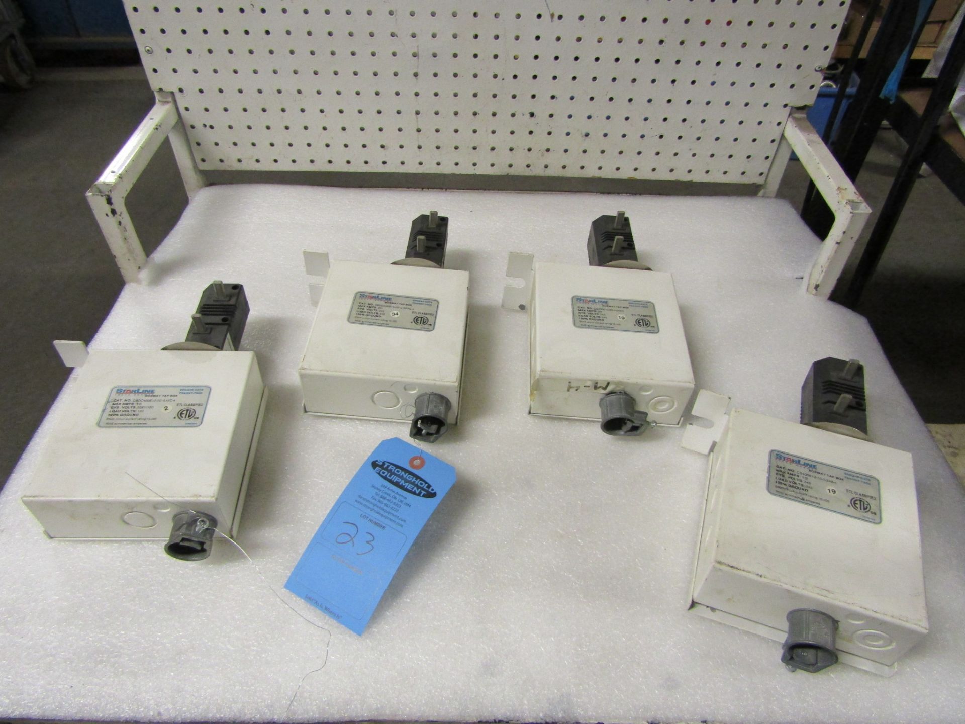 Lot of 4 Starline Busway Tap Boxes 15-20 amp units