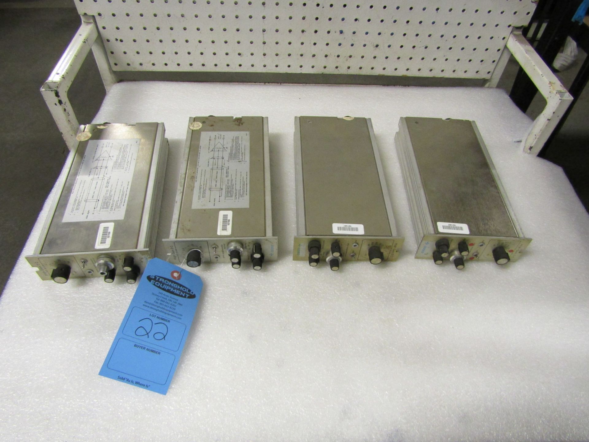 Lot of 4 (4 units) Gould High Gain DC Amplifiers