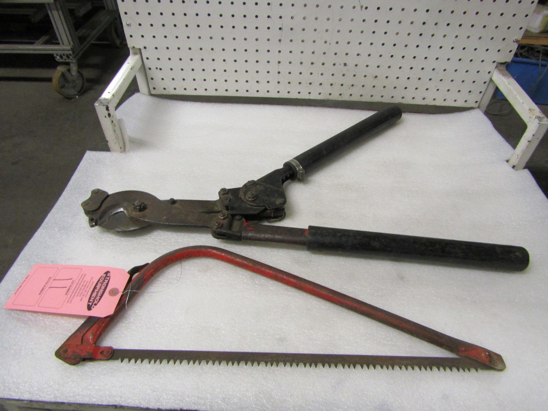 Lot of 3 Ridgid Tools - Pipe Wrench, saw and cutter