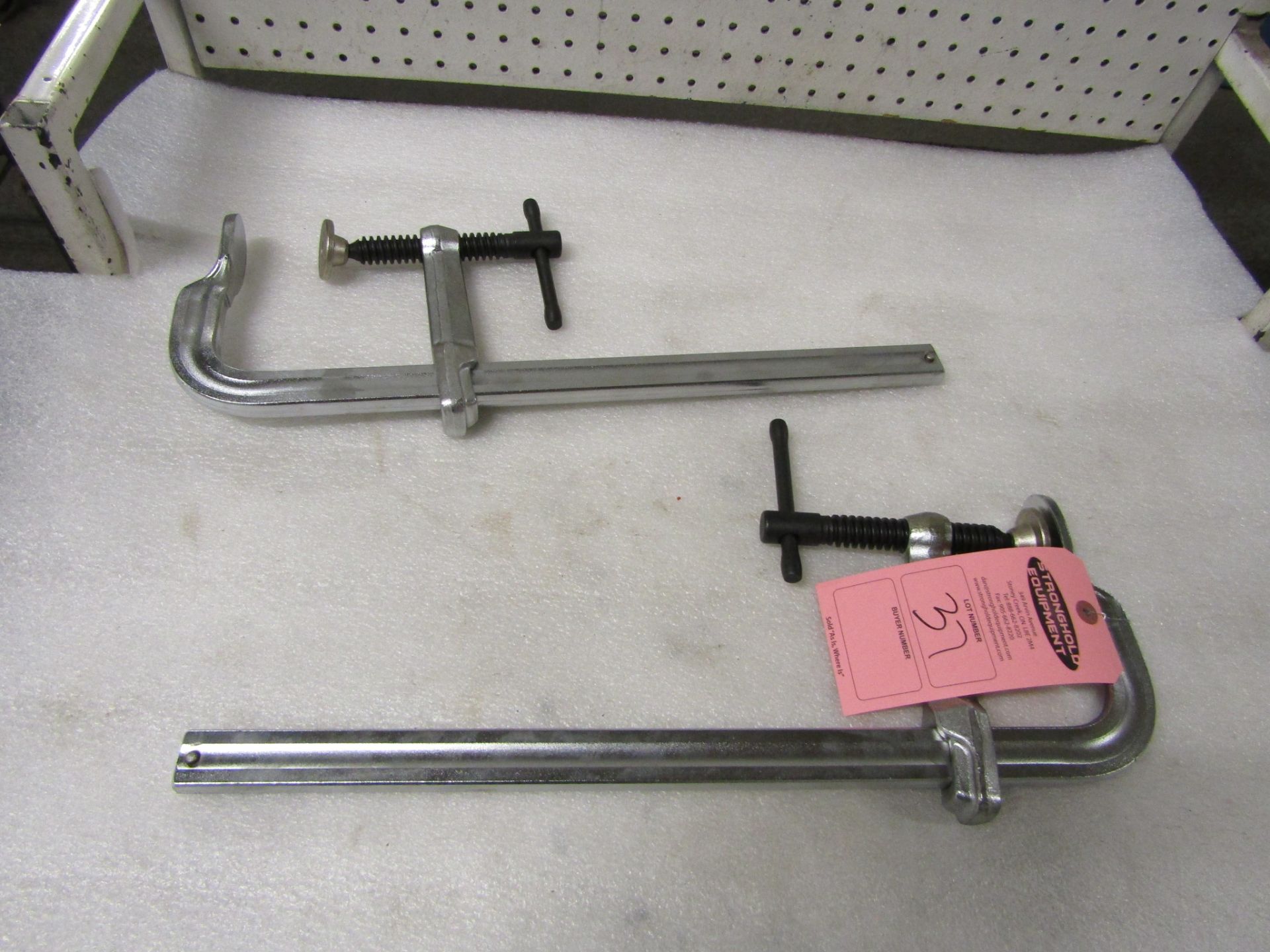 Lot of 2 MINT BESSEY style F-CLAMPS - UNUSED-NEW - Image 2 of 2