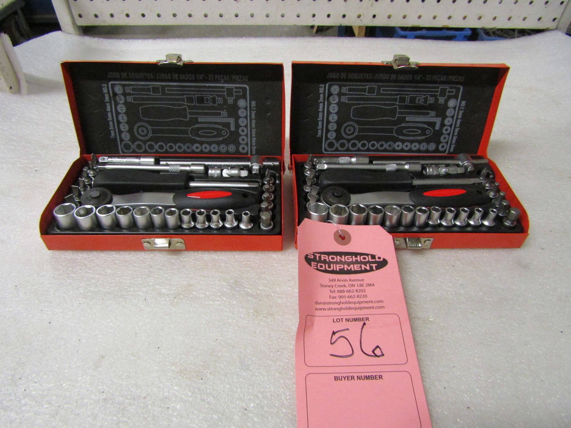 Lot of (2 sets) Complete Socket Sets in case - Mint / new - Image 2 of 2