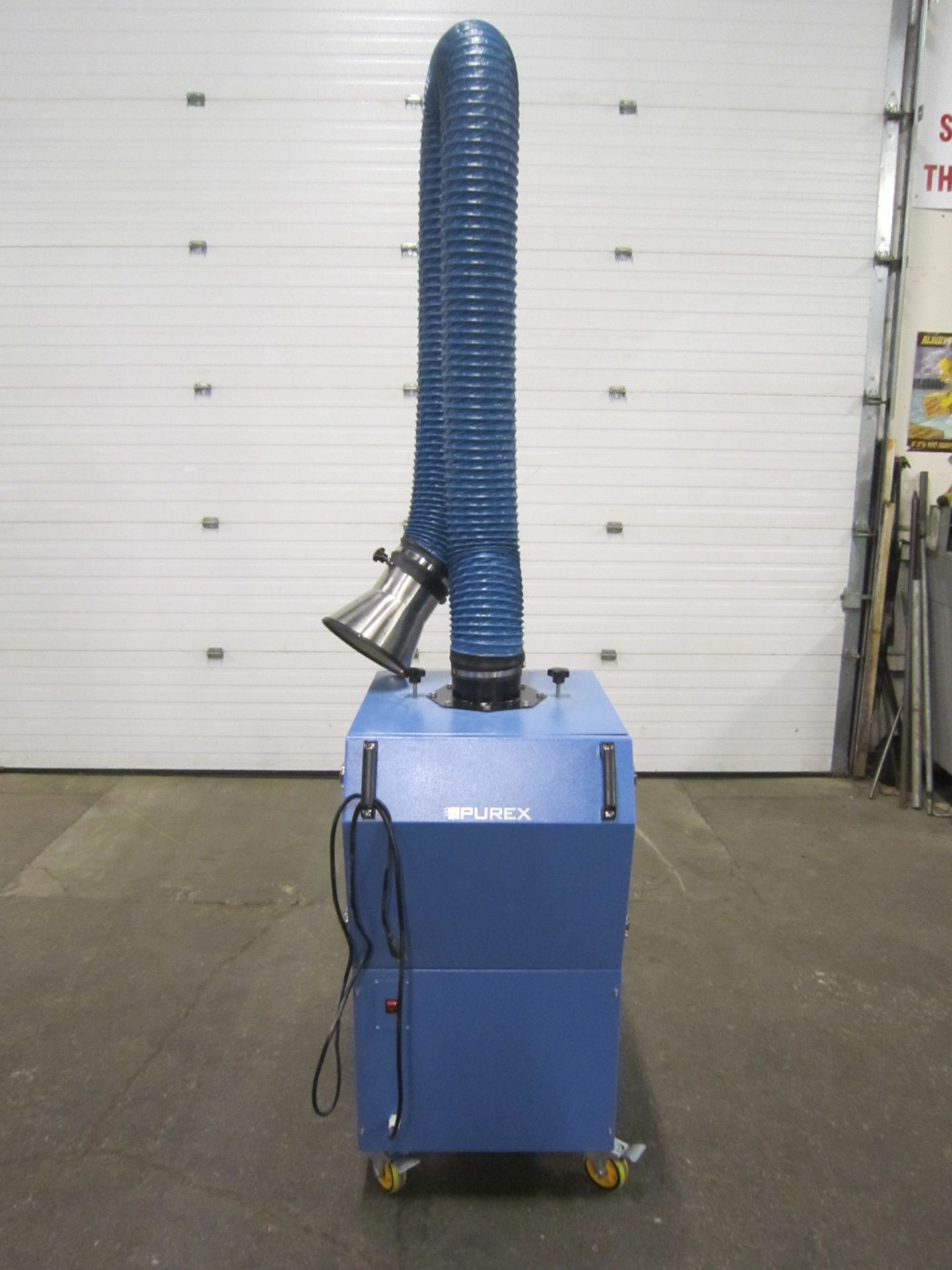 Purex Fume Extractor with long reach snorkel arm - 120V single phase - MINT & UNUSED - CLEAN FILTER