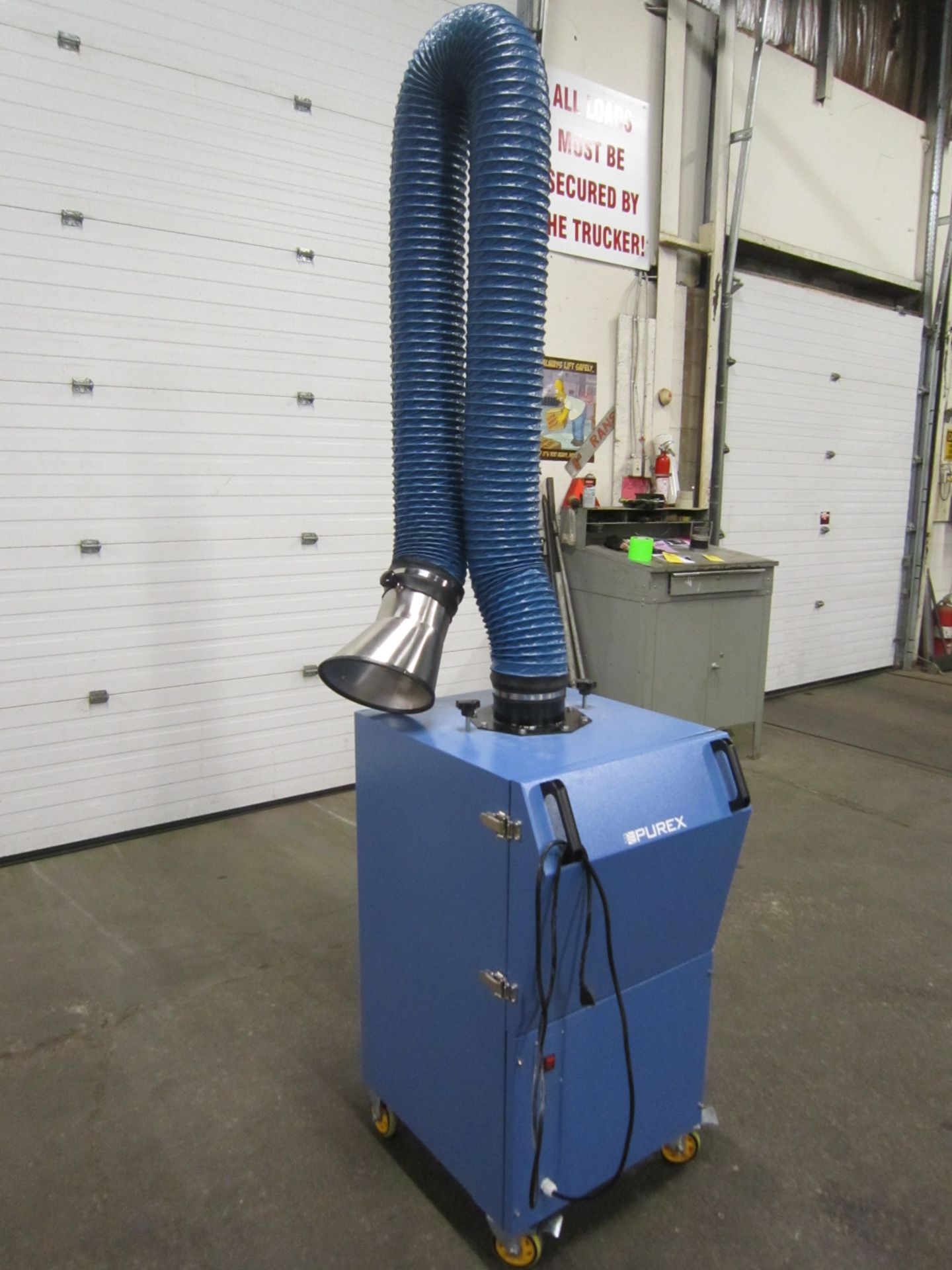 Purex Fume Extractor with long reach snorkel arm - 120V single phase - MINT & UNUSED - CLEAN FILTER
