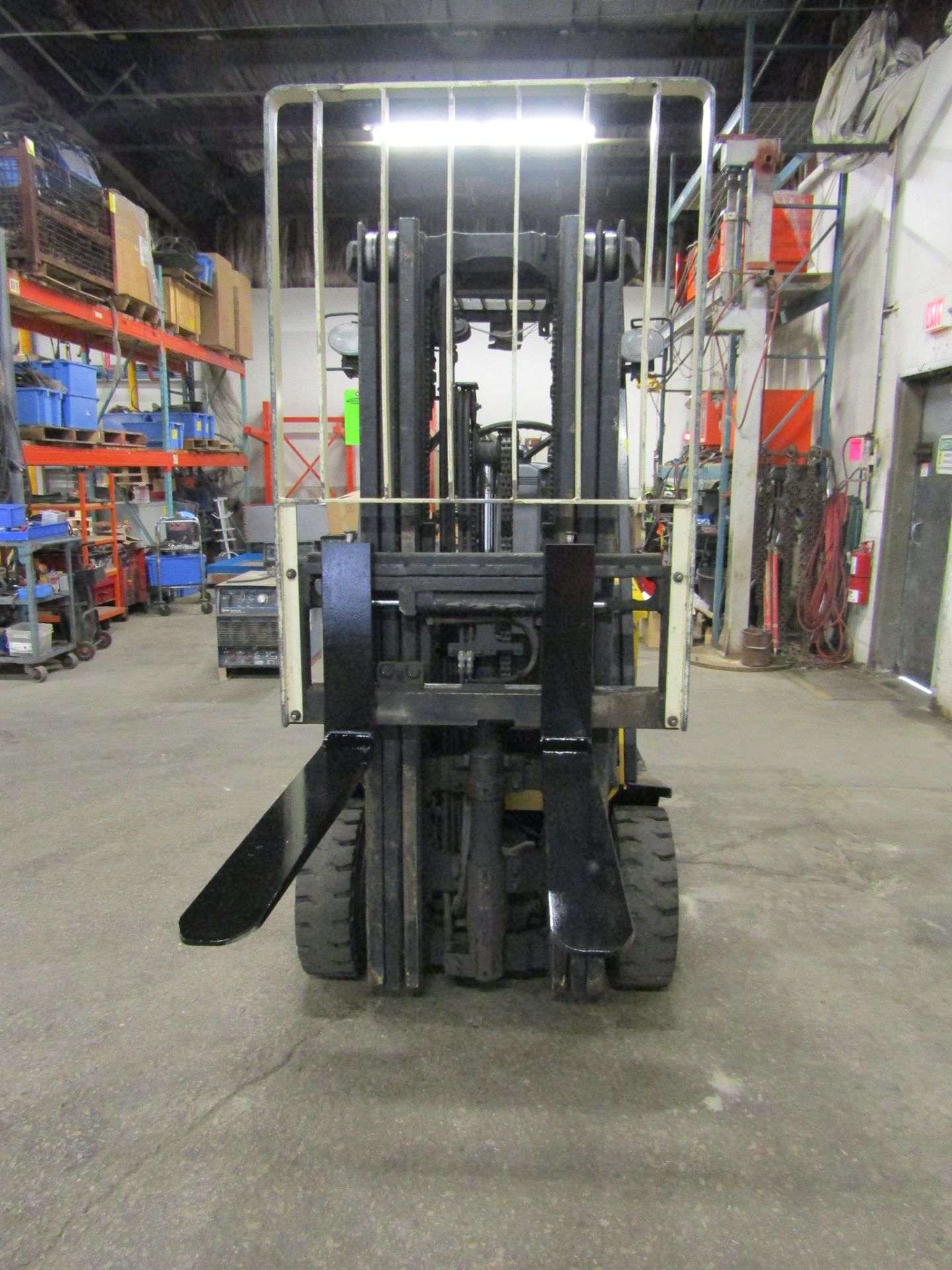 2003 Yale 5000lbs Capacity Forklift - Electric unit with 3-stage mast & sideshift with Charger - Image 2 of 2