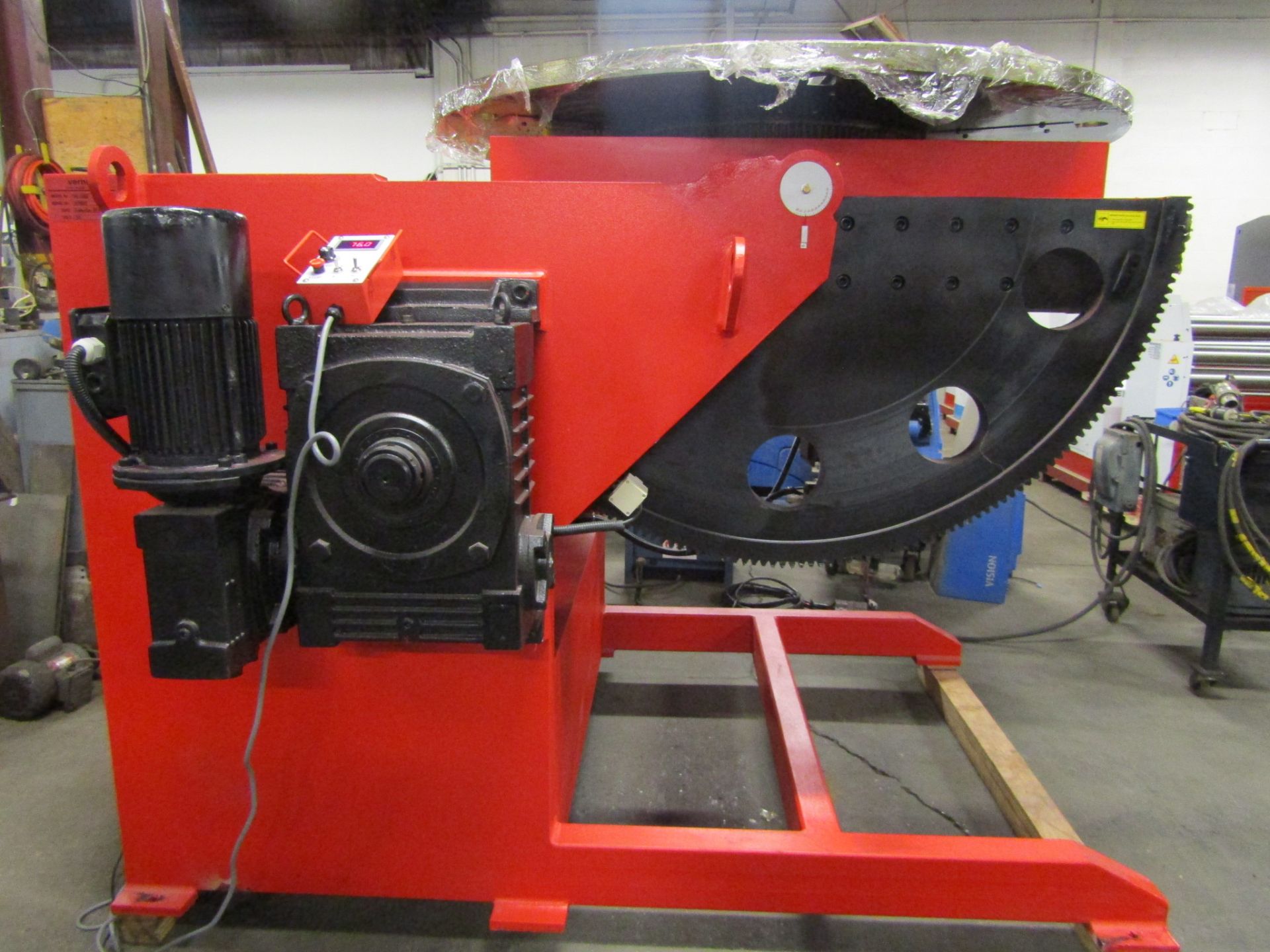 Verner model VD-15000 WELDING POSITIONER 15000lbs capacity - tilt and rotate with variable speed