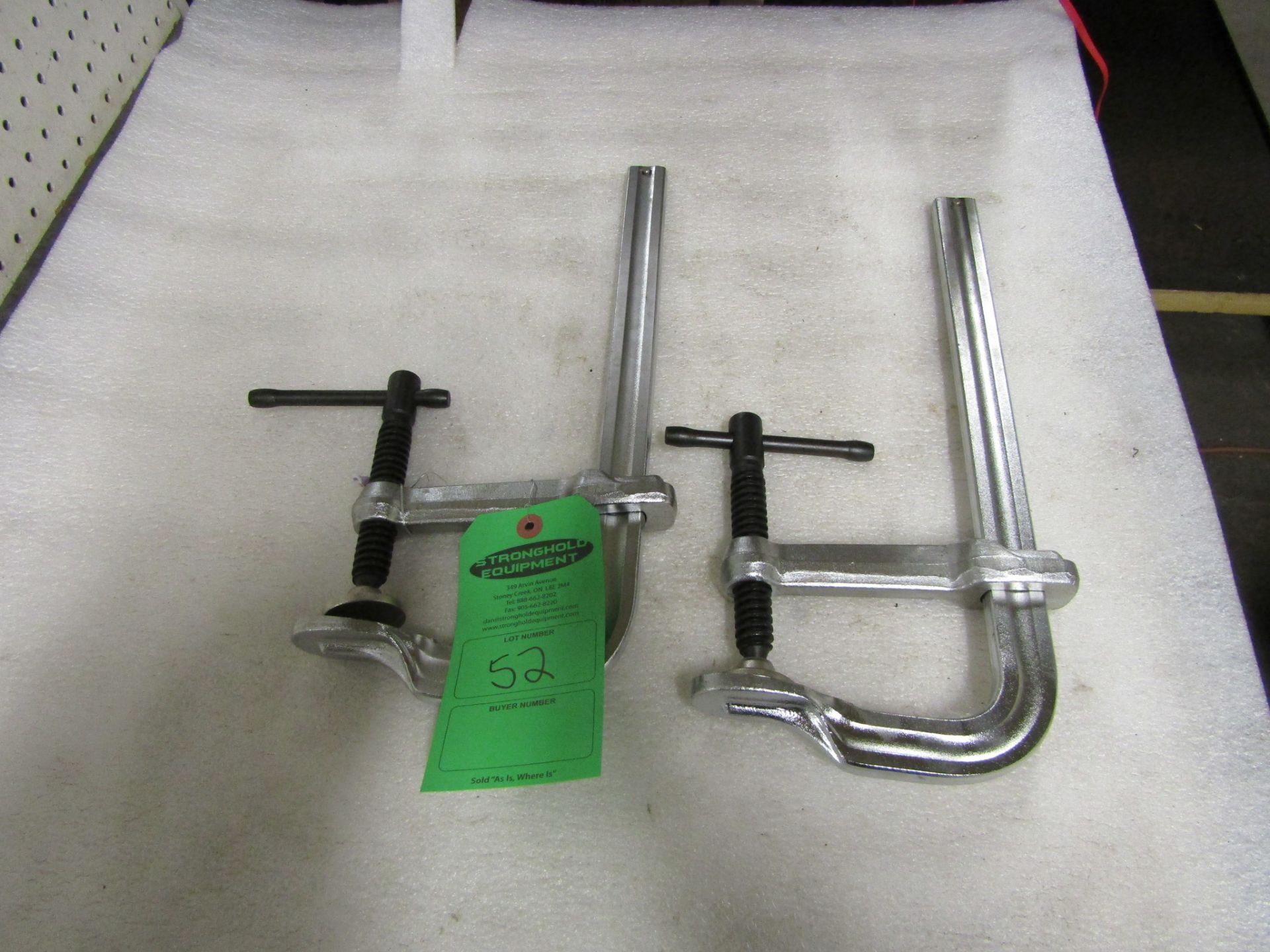 Lot of 2 MINT BESSEY style F-CLAMPS - UNUSED-NEW