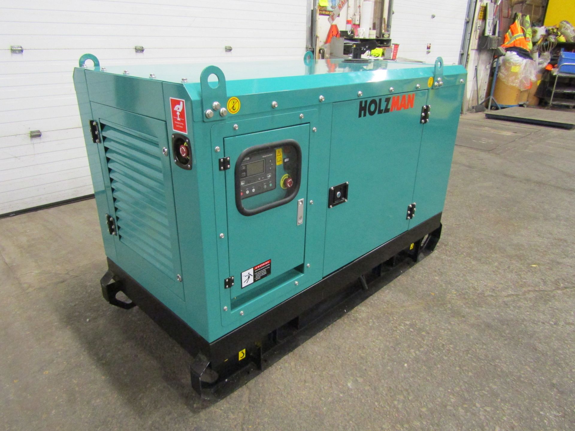 2017 Holzman PowerGen Diesel Generator with Smartgen Controller - 15 KW / 15 KVA - 220V 49 amp