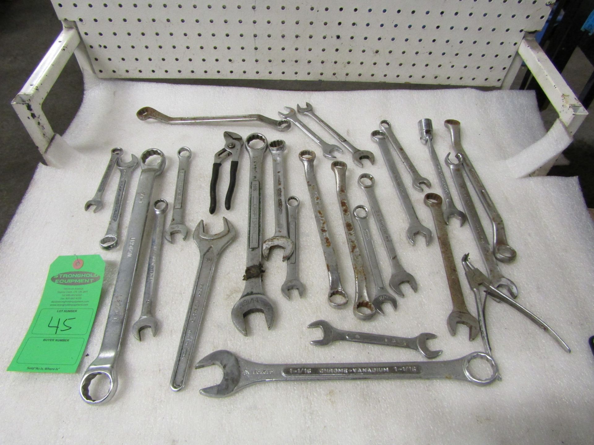 Lot of assorted wrenches