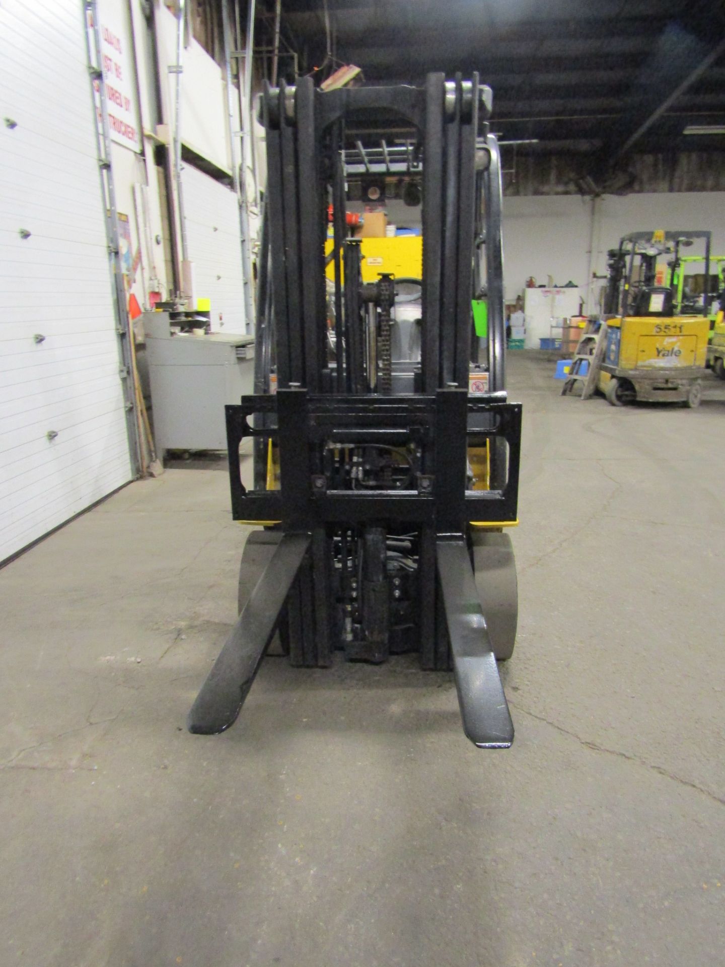 2009 Yale 5000lbs Capacity Forklift - LPG (propane) with 3-stage mast & sideshift (no tank included) - Image 2 of 2