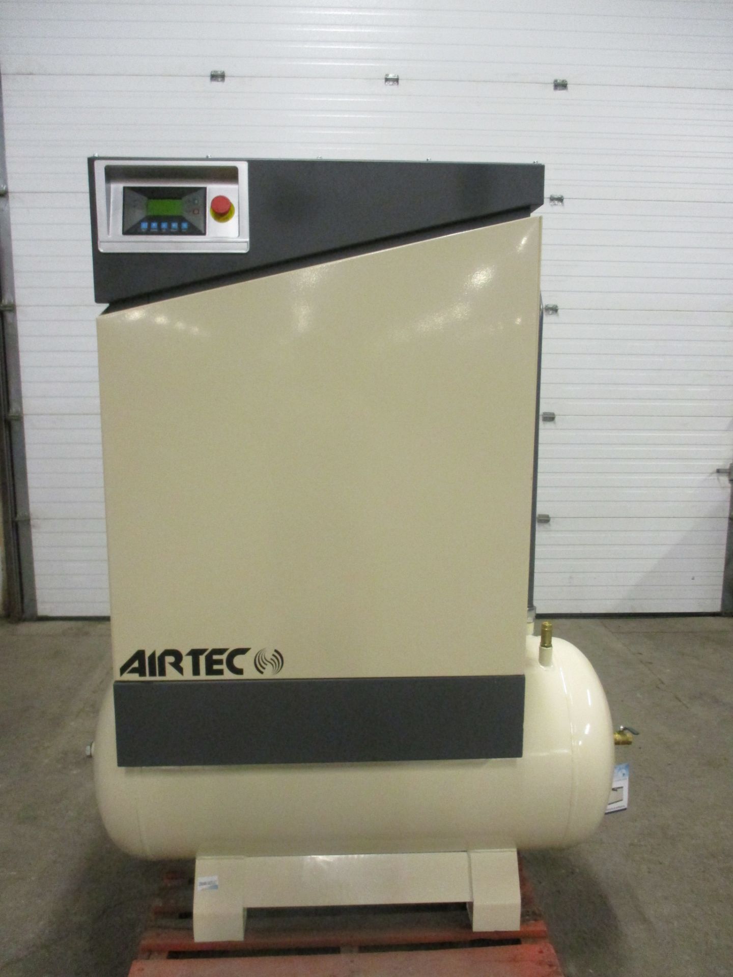 Airtec 20HP Rotary Screw Air Compressor - MINT UNUSED COMPRESSOR with 80 gallon horizontal