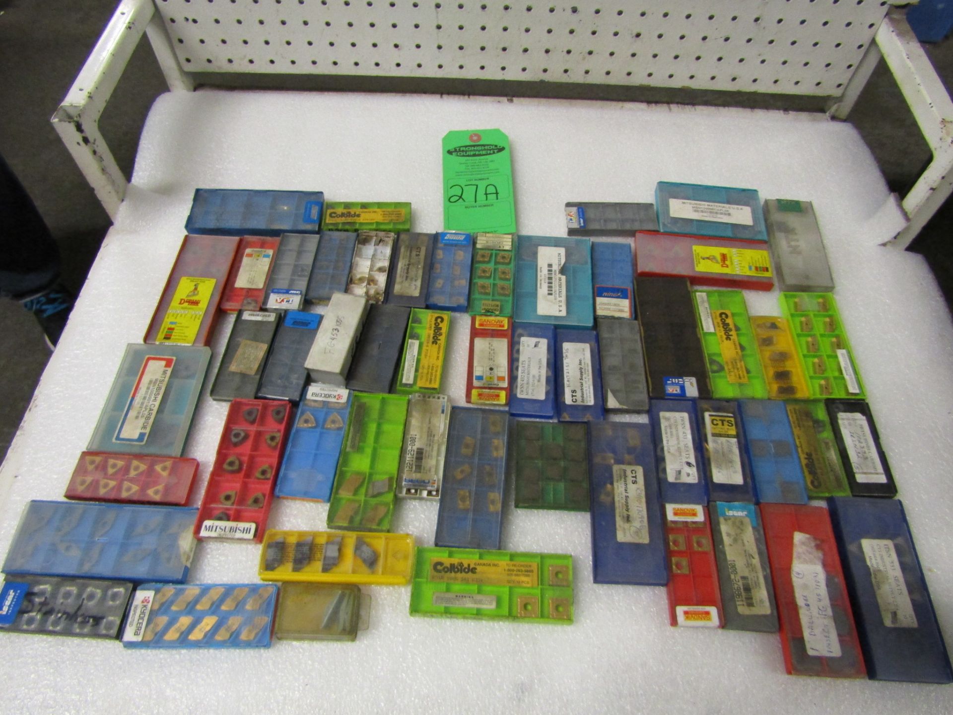 Lot of Carbide Inserts - New in cases including Mitsubishi, Iscar and more