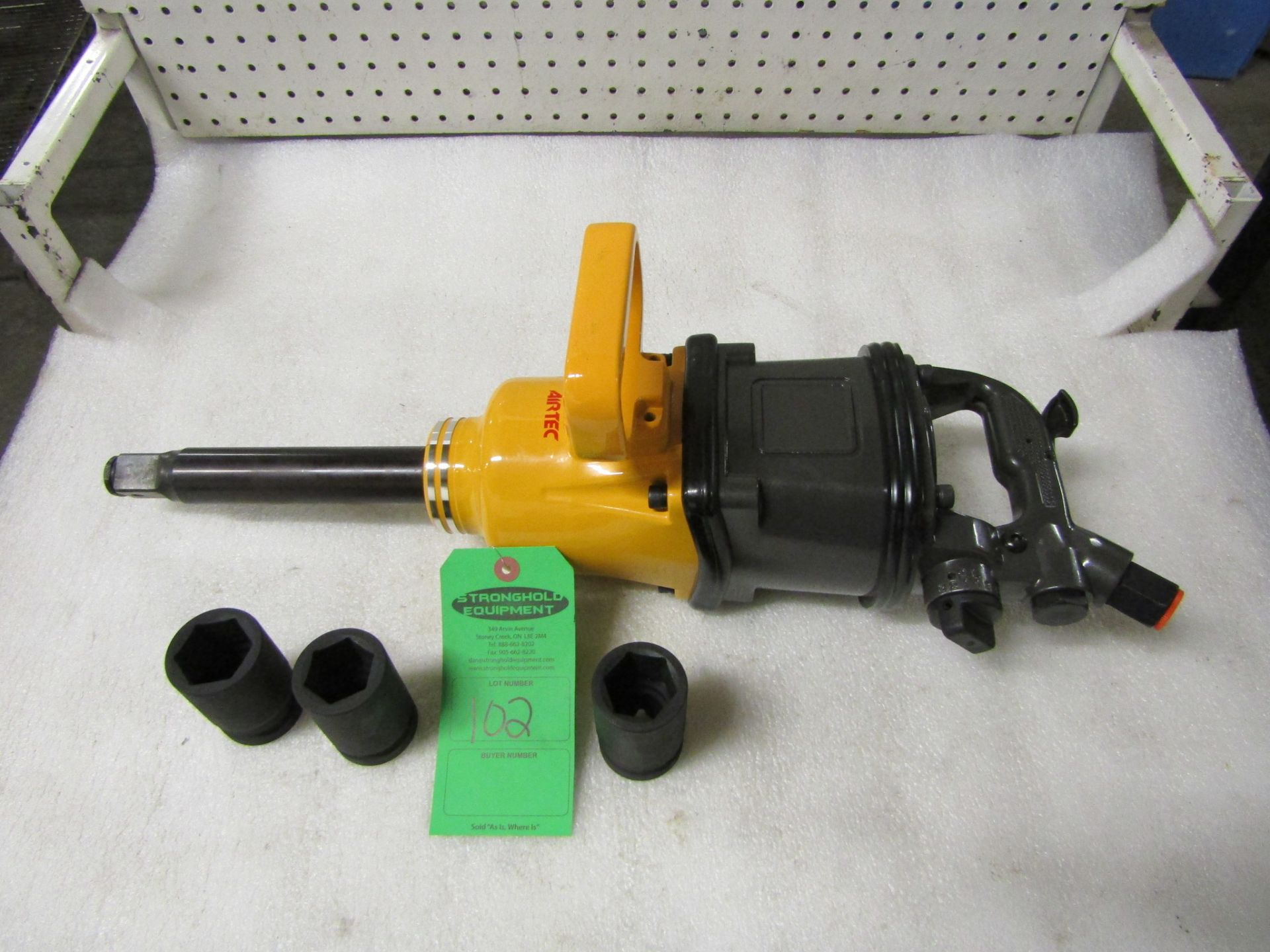 Airtec Extended Reach 1" Drive Air Impact Wrench - MINT UNUSED impact gun complete with sockets in - Image 2 of 2