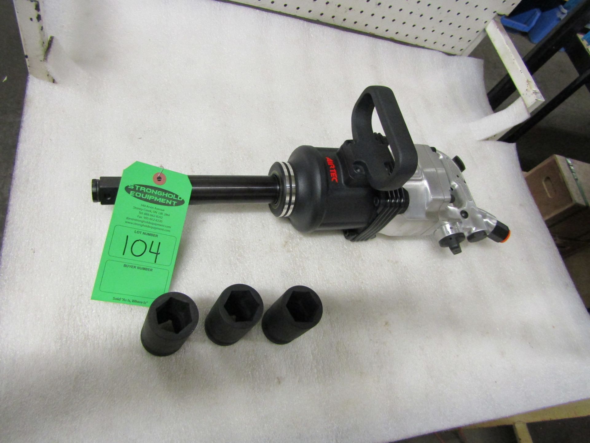 Airtec Extended Reach 1" Drive Air Impact Wrench - MINT UNUSED impact gun complete with sockets in - Image 2 of 2