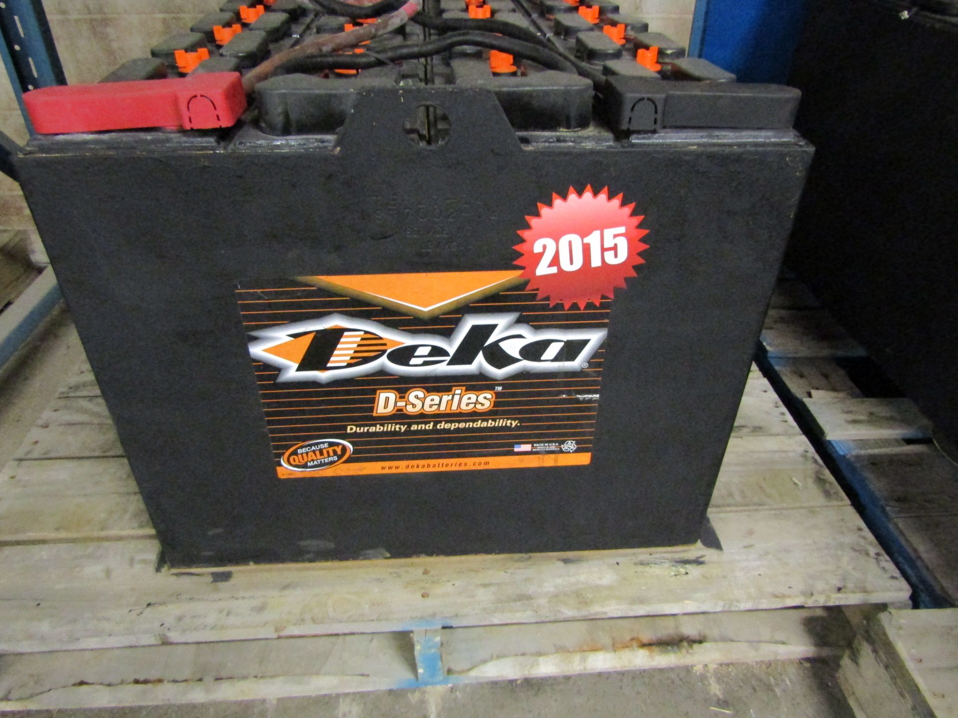 Mint 2015 DEKA 48V Forklift Battery - D-Series Unit