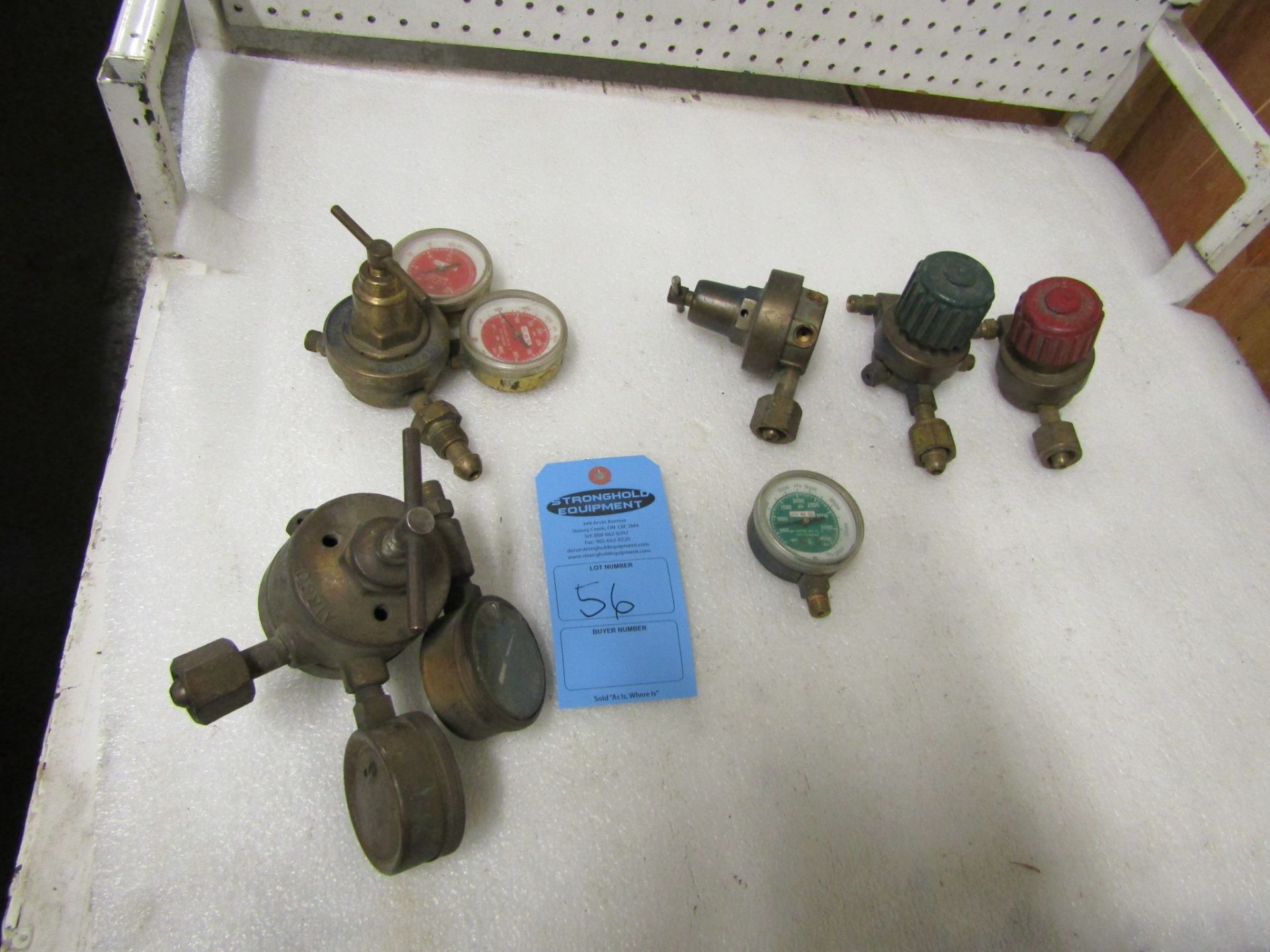 Lot of Welding Regulators with dial gauges