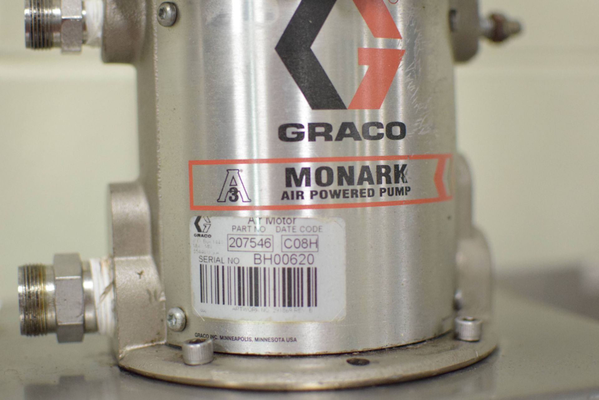 Graco Monark Pneumatic Pump Skid - Image 2 of 2