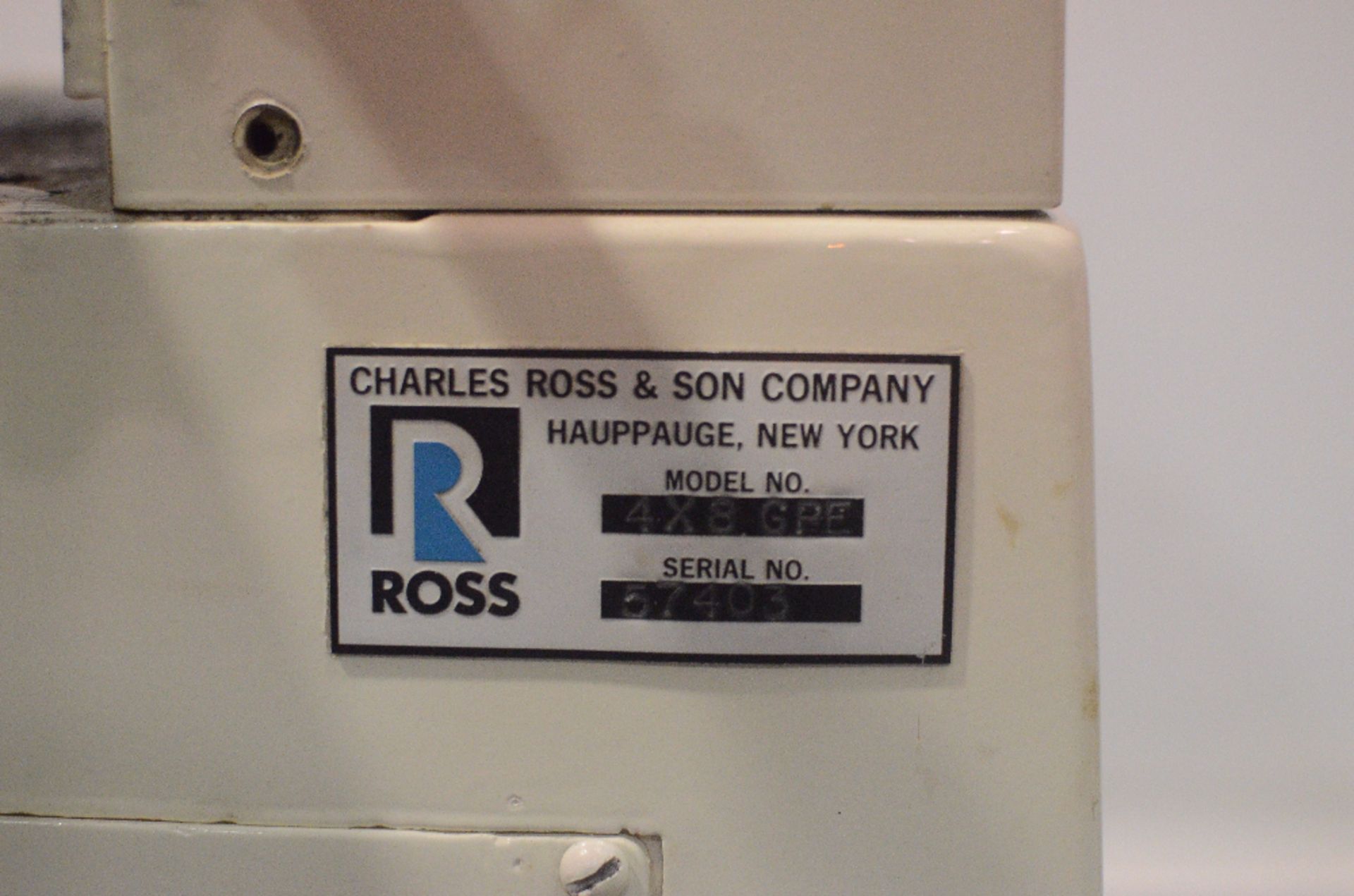 Ross TRM 4x8 GPE Three Roll Mill - Image 3 of 3