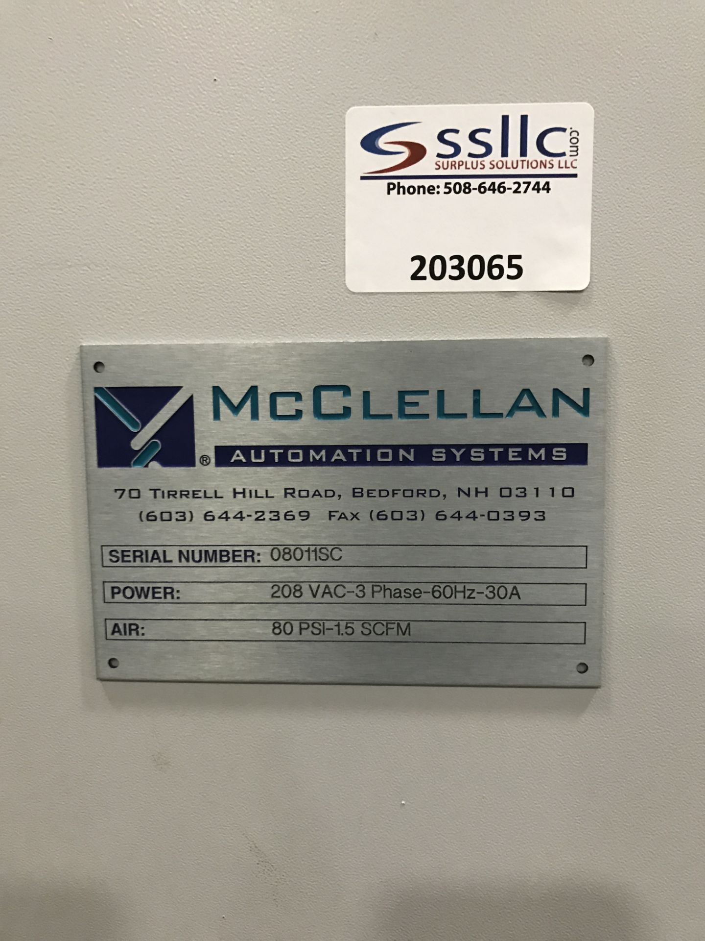McClellan Automated MonoBlock Vial Processing System - Image 5 of 6