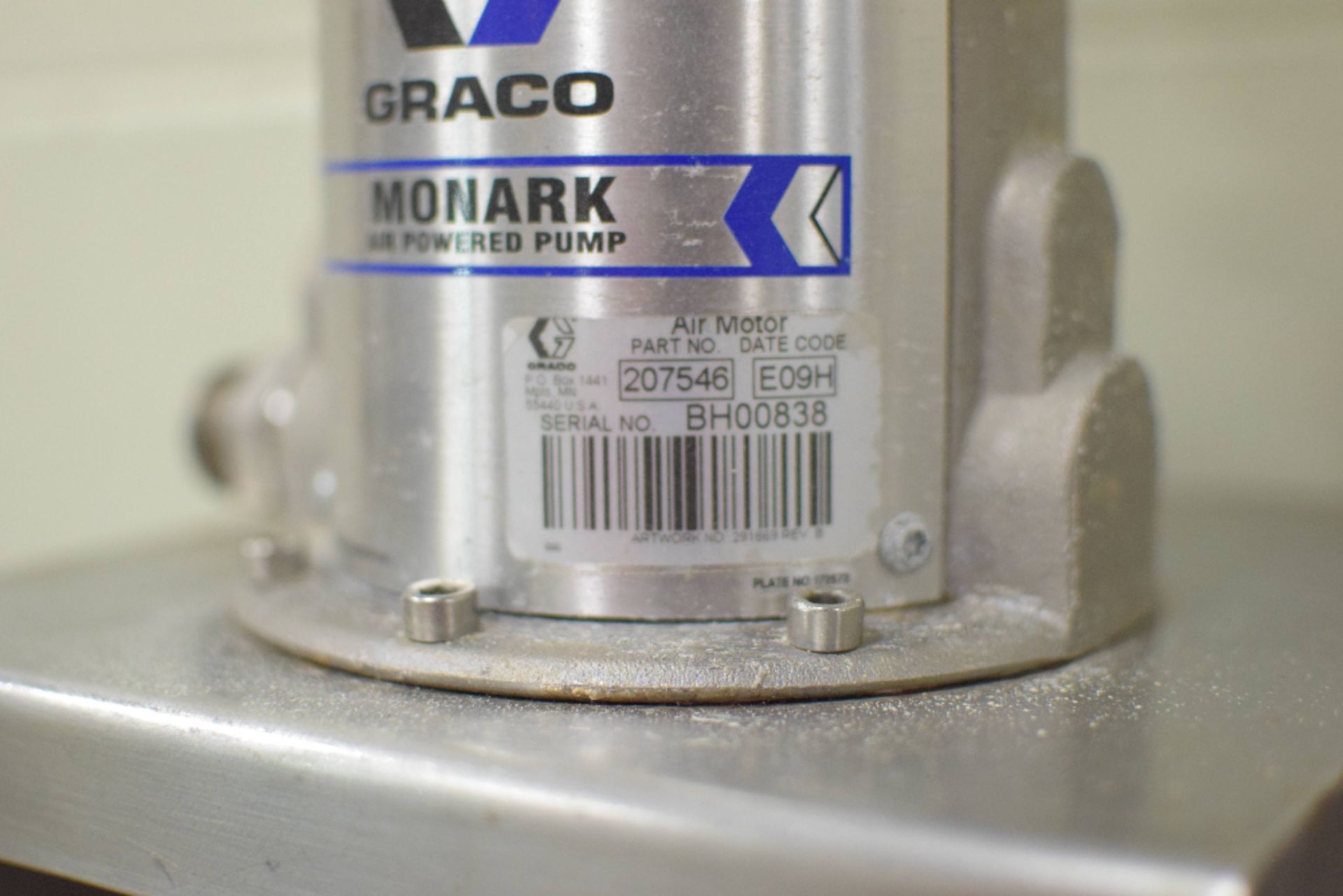 Graco Monark Pneumatic Pump Skid - Image 2 of 2