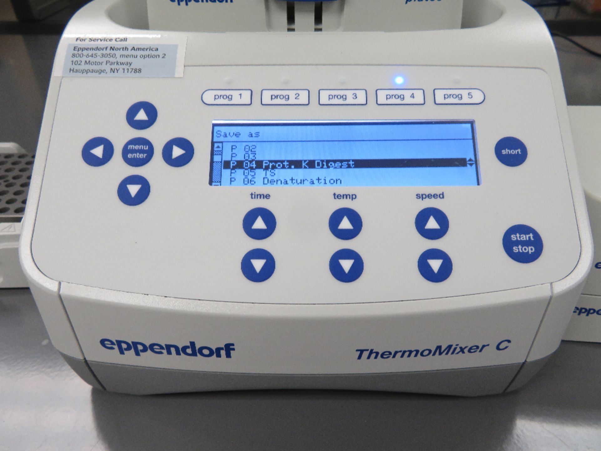 Eppendorf Thermomixer C with additional accessories shown - Image 2 of 2